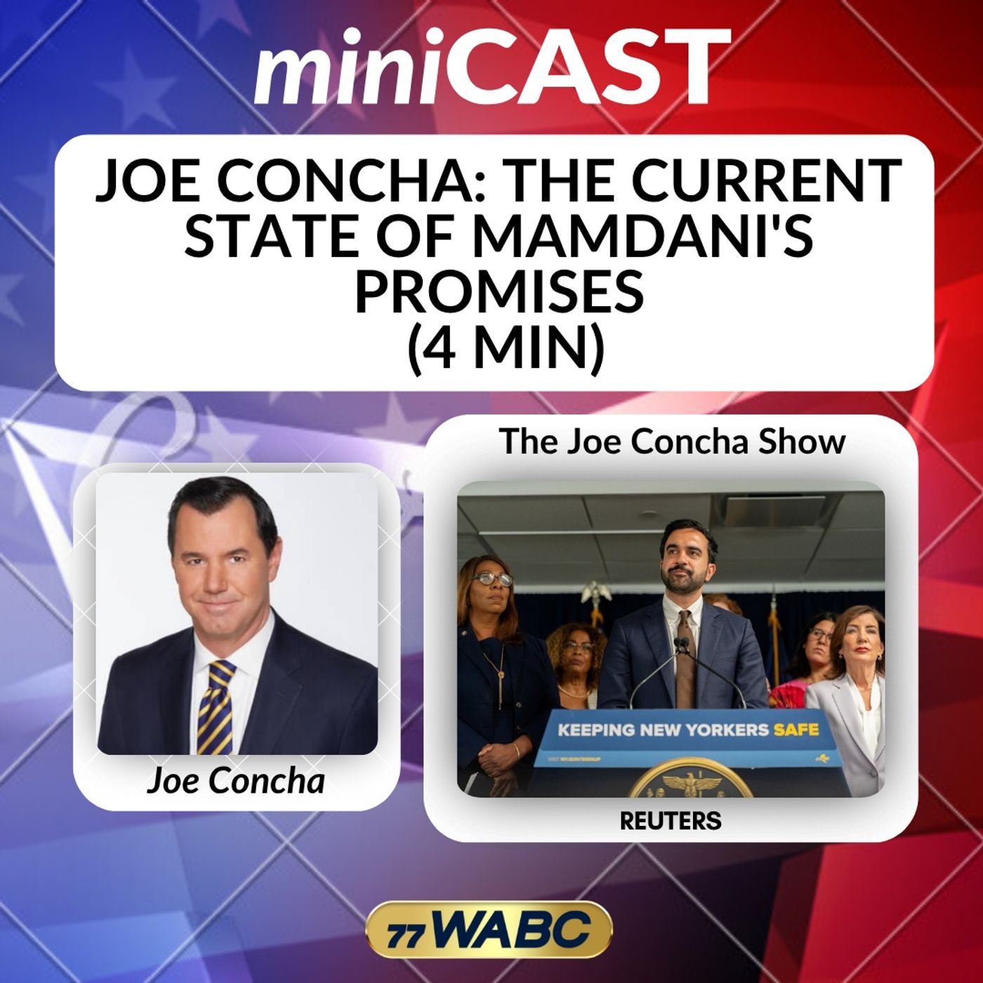 Joe Concha: The Current State Of Mamdani's Promises (4 Min) episode artwork