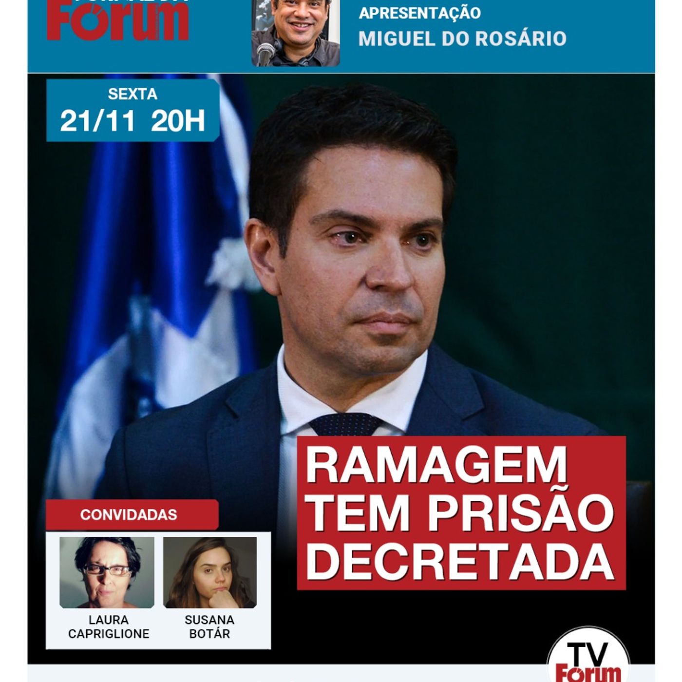 Alexandre de Moraes determina prisão de Alexandre Ramagem, condenado por golpe | 21.11.25 episode artwork