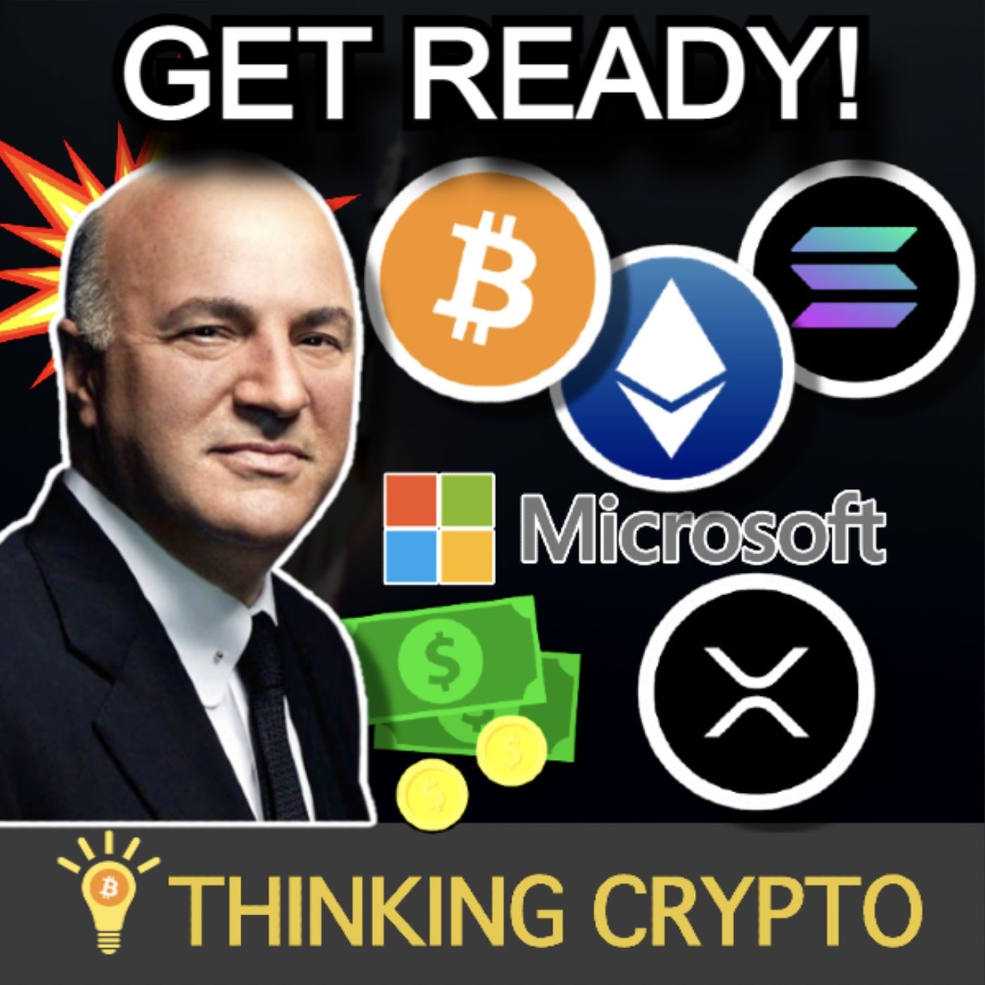 cover of episode 🔴 BIG CRYPTO NEWS - Kevin O' Leary Crypto Regulations - Microsoft Cryptocurrency Job - OKX Exchange Manchester City