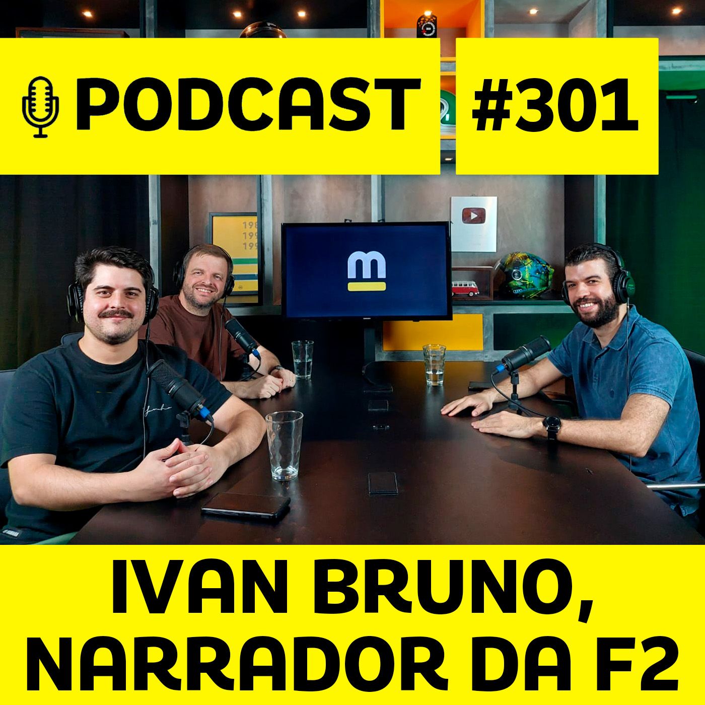 Podcast #301 – Ivan Bruno, narrador de F2 da Band, detalha Bortoleto x Colapinto x Bottas e analisa F1 2024 pós-Singapura episode artwork