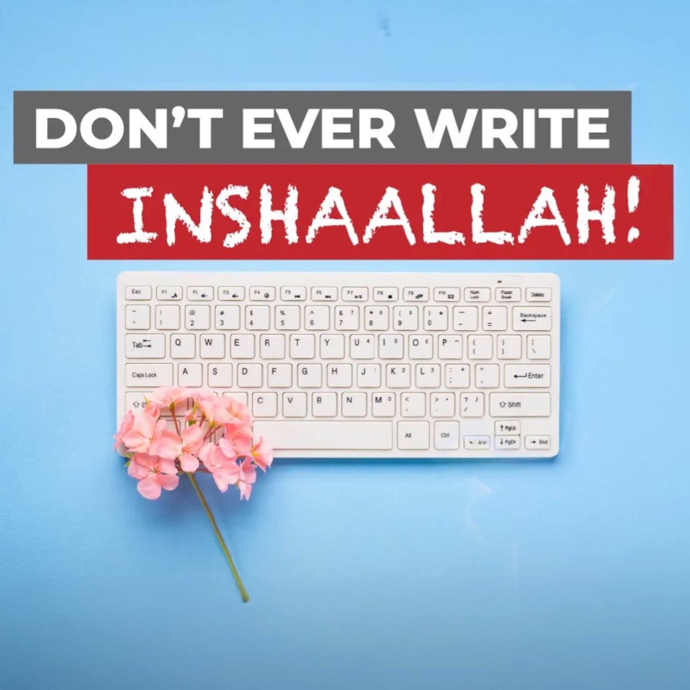 Don't ever write INSHAALLAH! | Mufti Menk Podcast