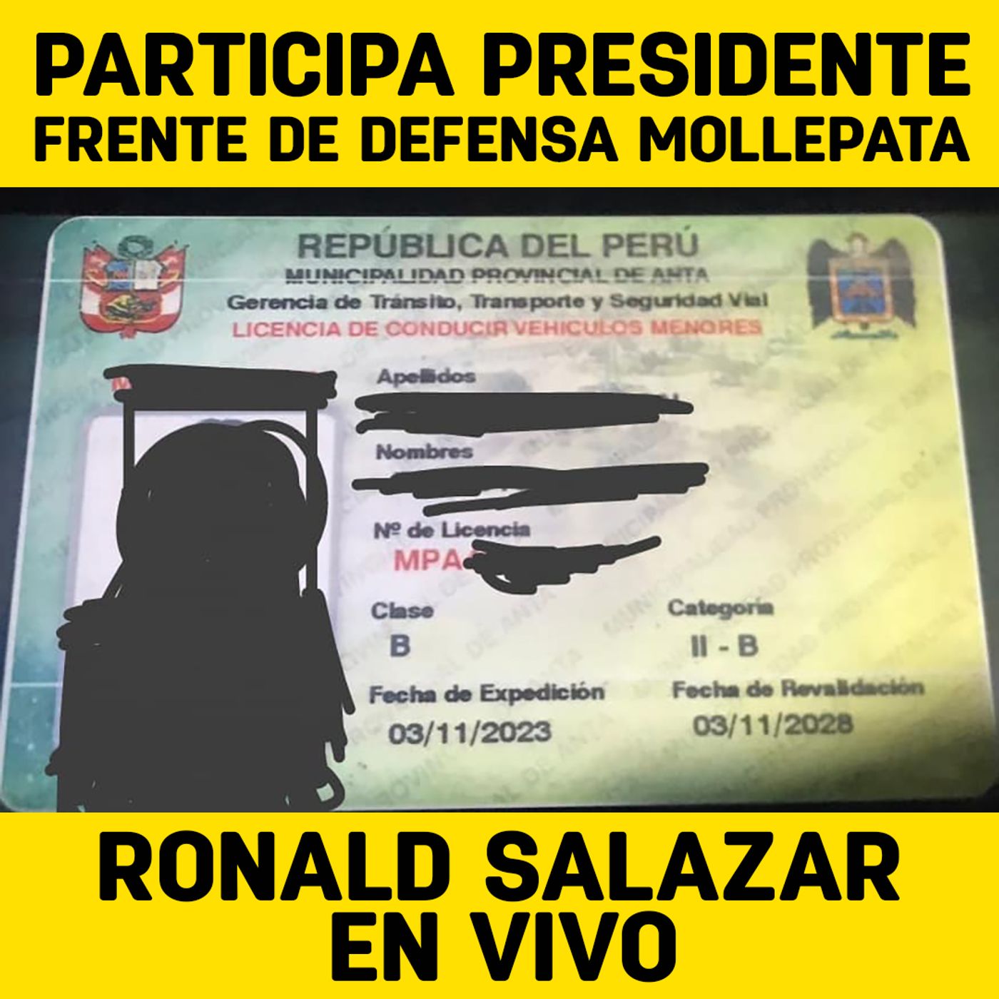 📻🏍️ Participa presidente del frente de defensa de Mollepata, sobre licencias, llamado de la comunidad San Francisco y otros episode artwork