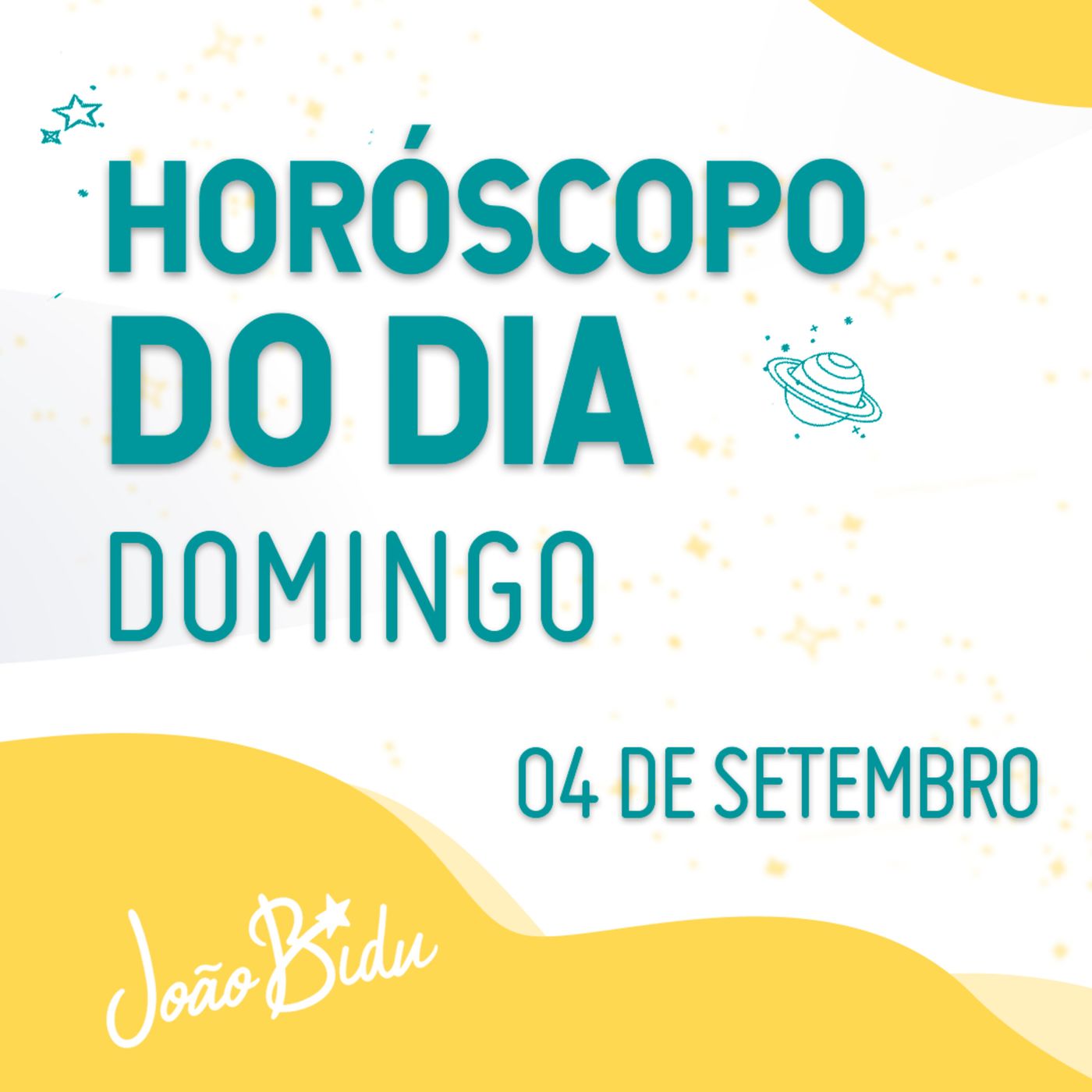 Horóscopo do Dia 04 de Setembro com João Bidu episode artwork