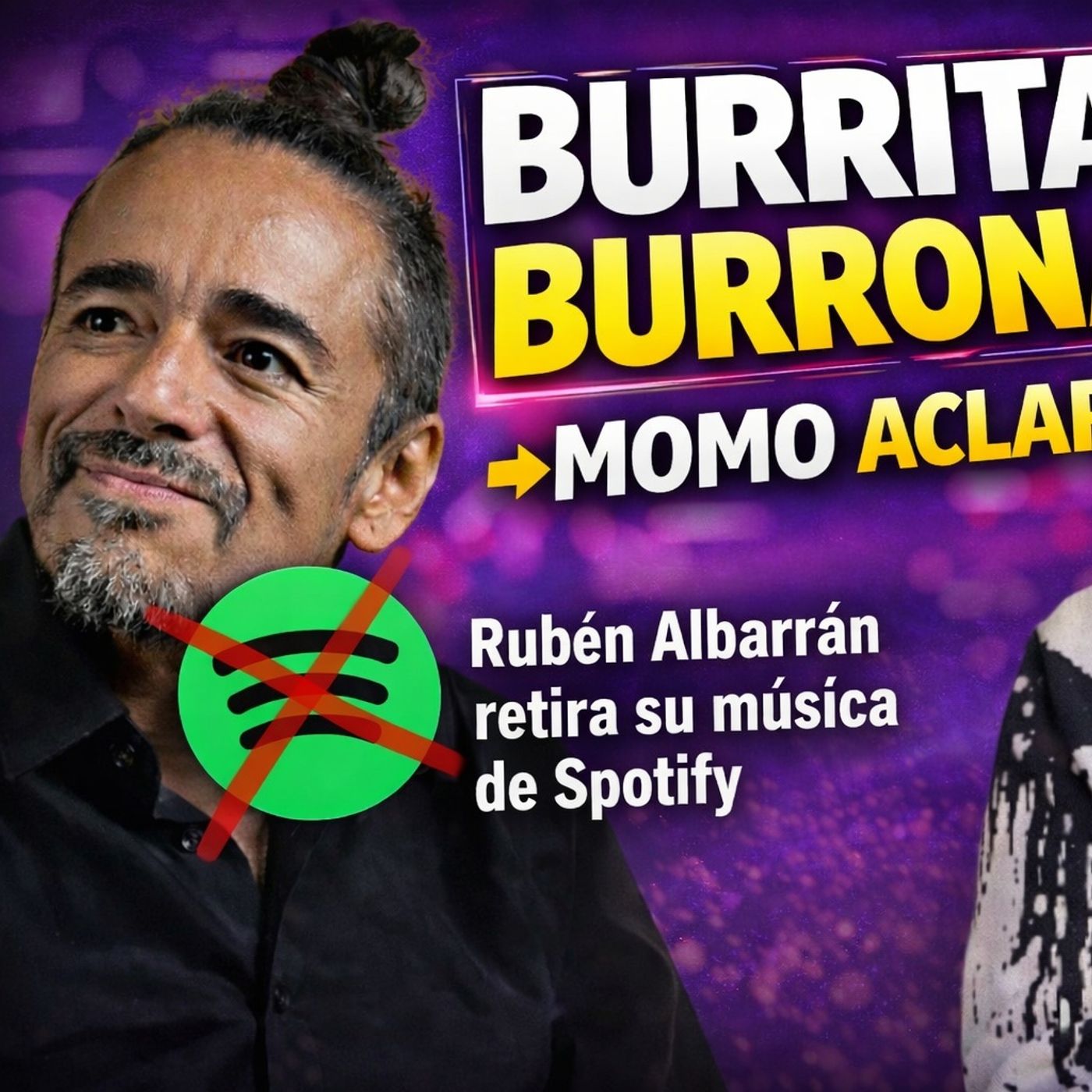 Rubén Albarrán quiere su música fuera de Spotify
