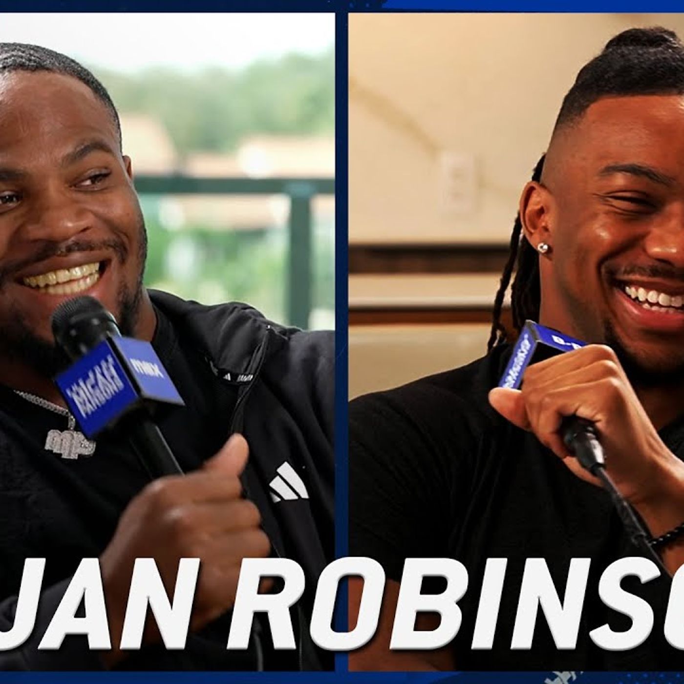 Bijan Robinson Talks Saquon Barkley, Michael Penix & Gets Roasted by Micah Parsons | The Edge, S2E22 episode artwork