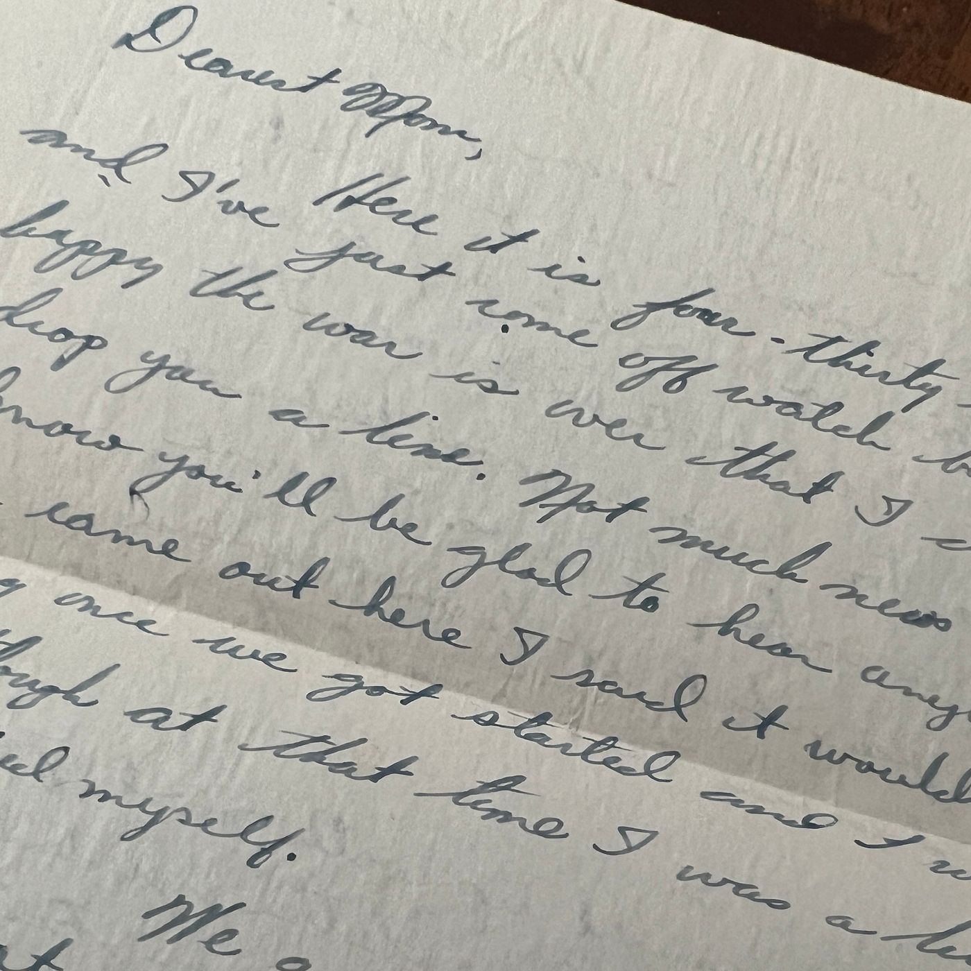War and Family: Letters Home