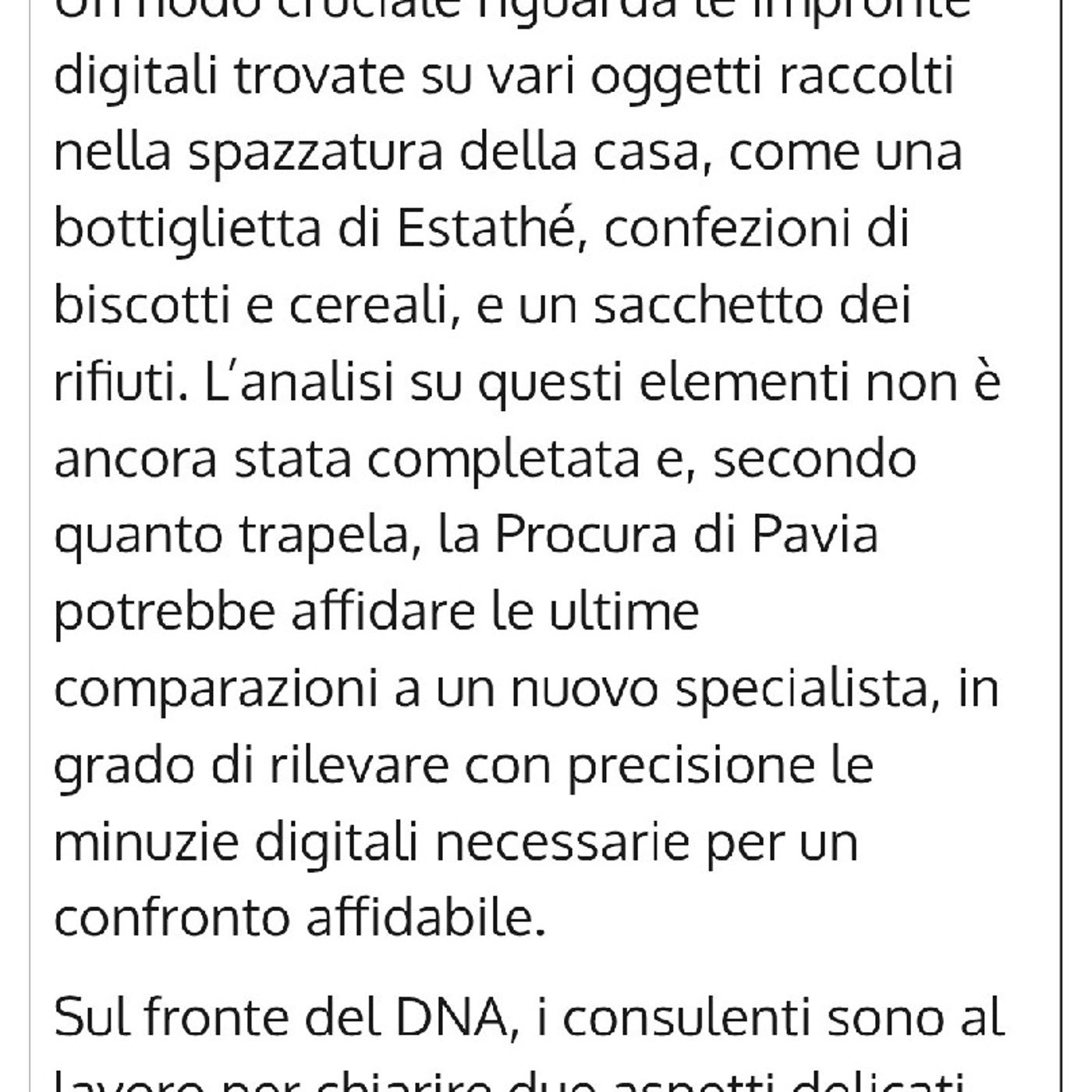 GARLASCO: PERQUISIZIONI E INTERCETTAZIONI AL VAGLIO Ep. 175 - SPEZIE&CRIME episode artwork
