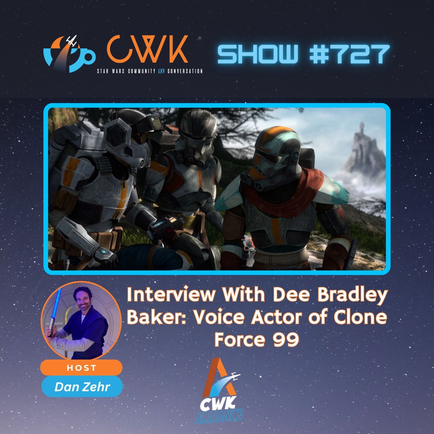 CWK Show #727: Dee Bradley Baker Discusses 'Star Wars The Bad Batch' Season Three