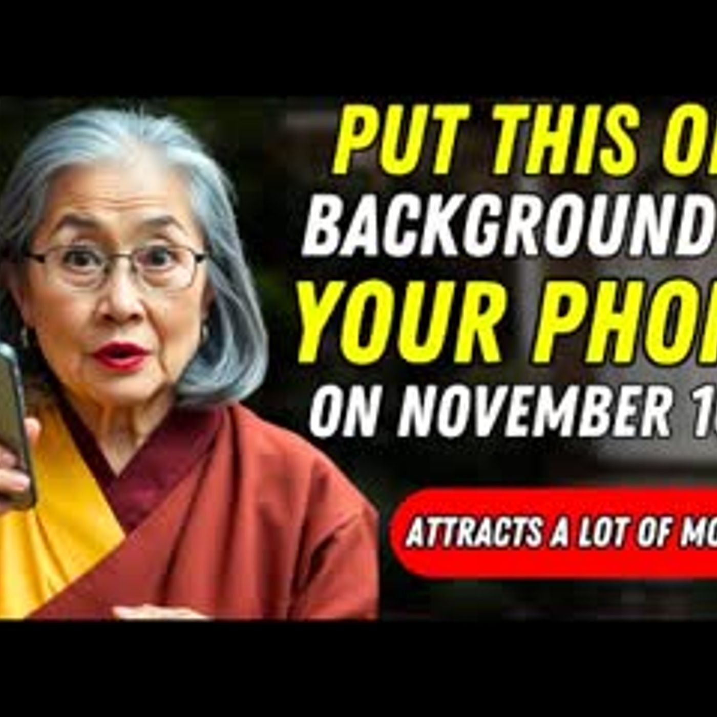 HIDE THIS on your PHONE on November 10th and ATTRACT A LOT OF MONEY   Buddhist Teachings