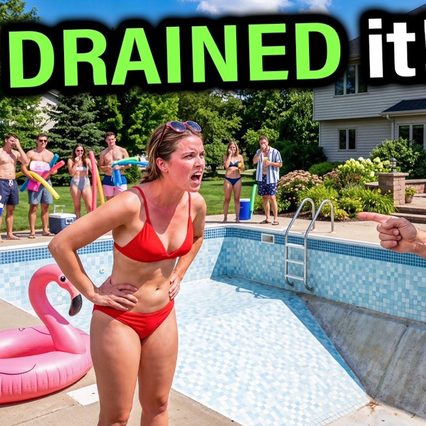 HOA Karen’s Spoiled Daughter Designated My Pool as HOA Amenity for her Party.. so I Drained it! episode artwork