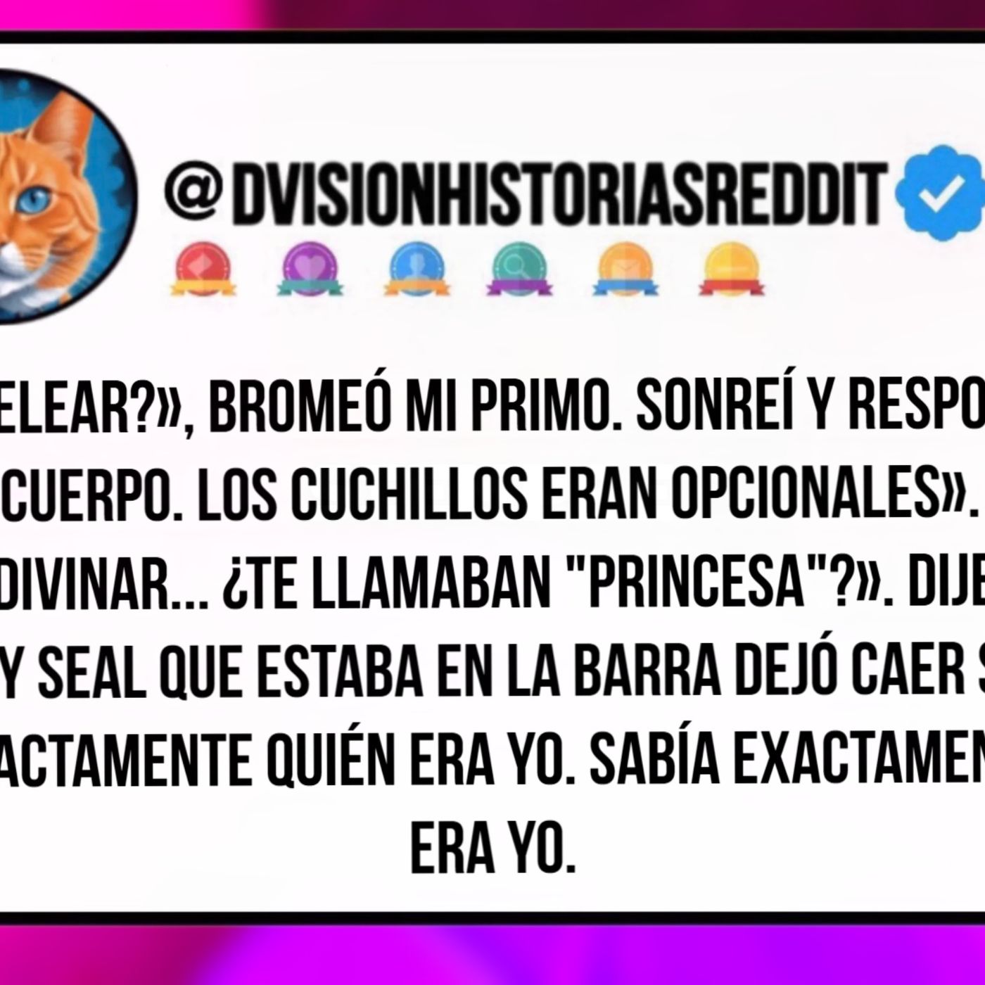 «¿sabes Pelear?», Bromeó Mi Primo. Sonreí Y Respondí: «solo Cuerpo A Cuerpo. Los Cuchillos Eran Opcionales». Él Se Rio. «déjame Adivinar...