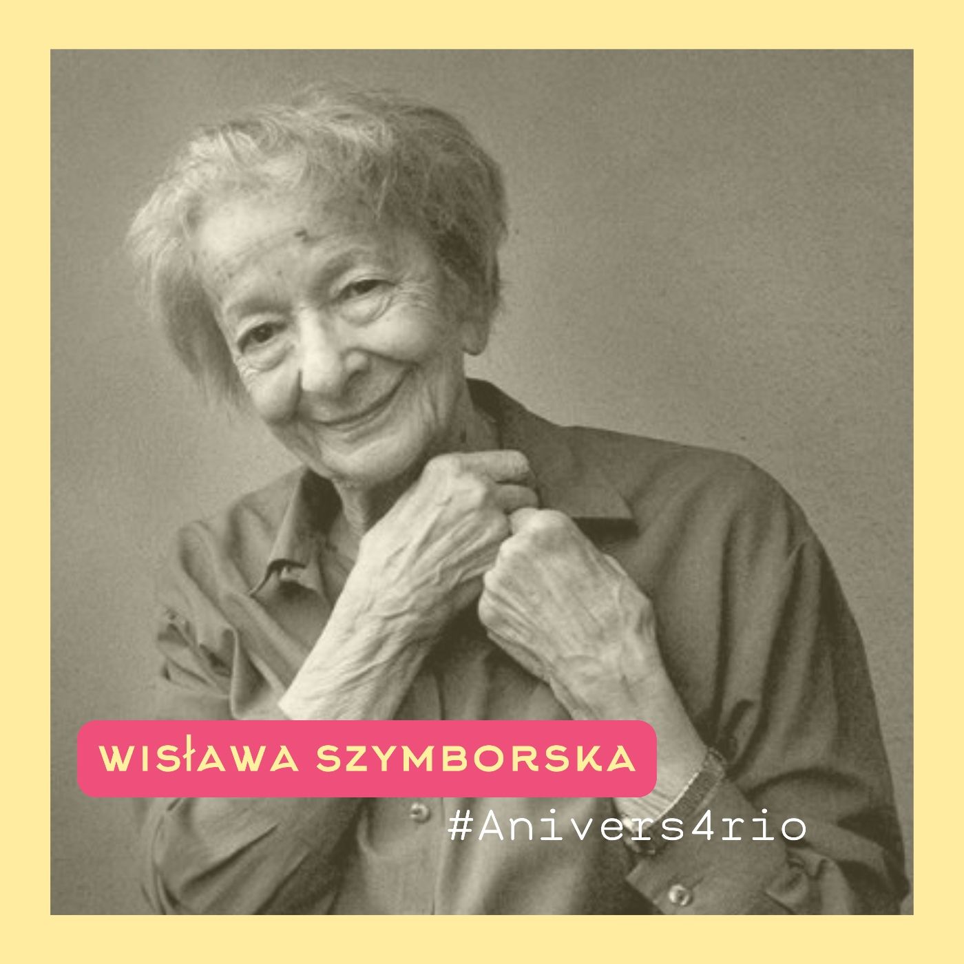 T6| Pido un Poema de Wislawa Szymborska #Anivers4rio T6| Pido un Poema de Wislawa Szymborska #Anivers4rio