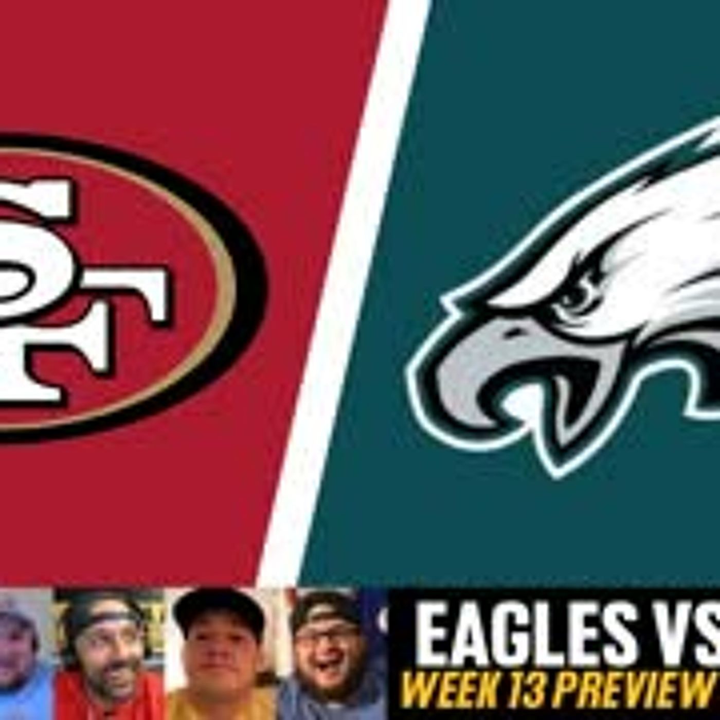 Philadelphia Eagles v San Francisco 49ers Week 13 PREVIEW & PREDICTIONS | A2D Wednesday Night episode artwork