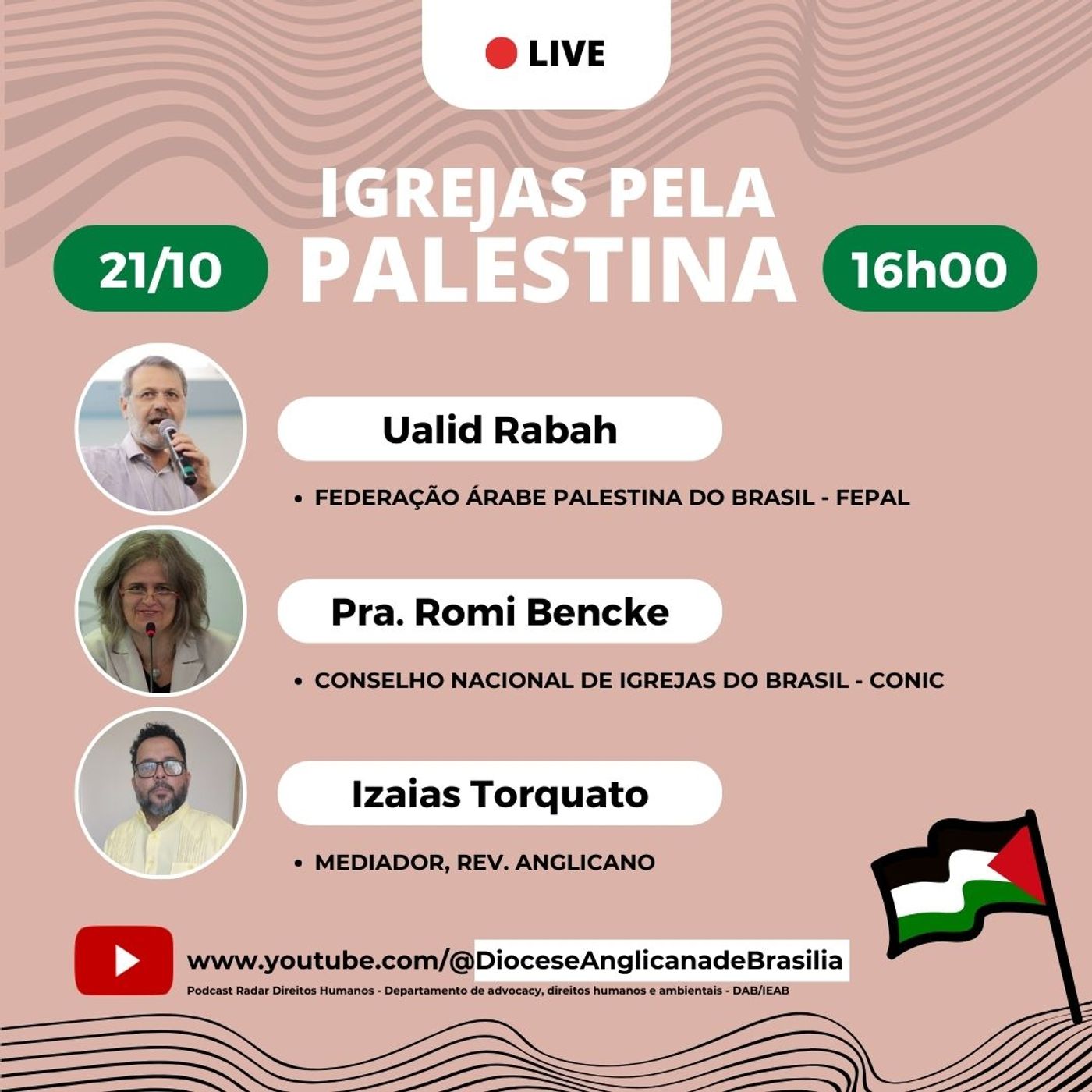 #038 - Igrejas pela Palestina, com Ualid Rabah (FEPAL) e Romi Benck (CONIC) episode artwork