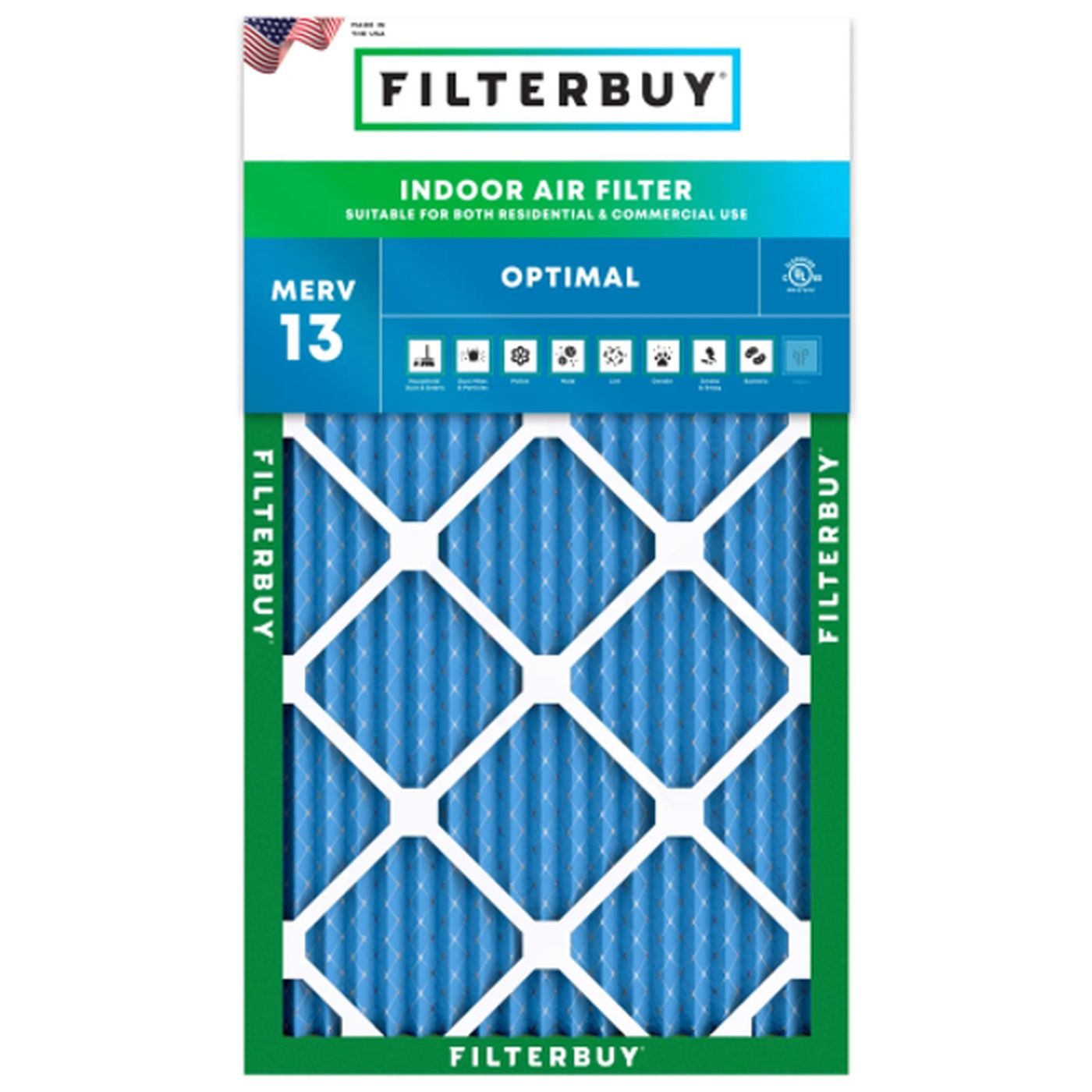 Best MERV 13 17.25x35.25x1 Furnace & HVAC Air Conditioner Filters