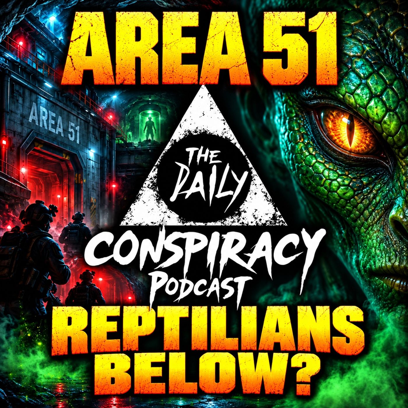 Reptilians Beneath Area 51!