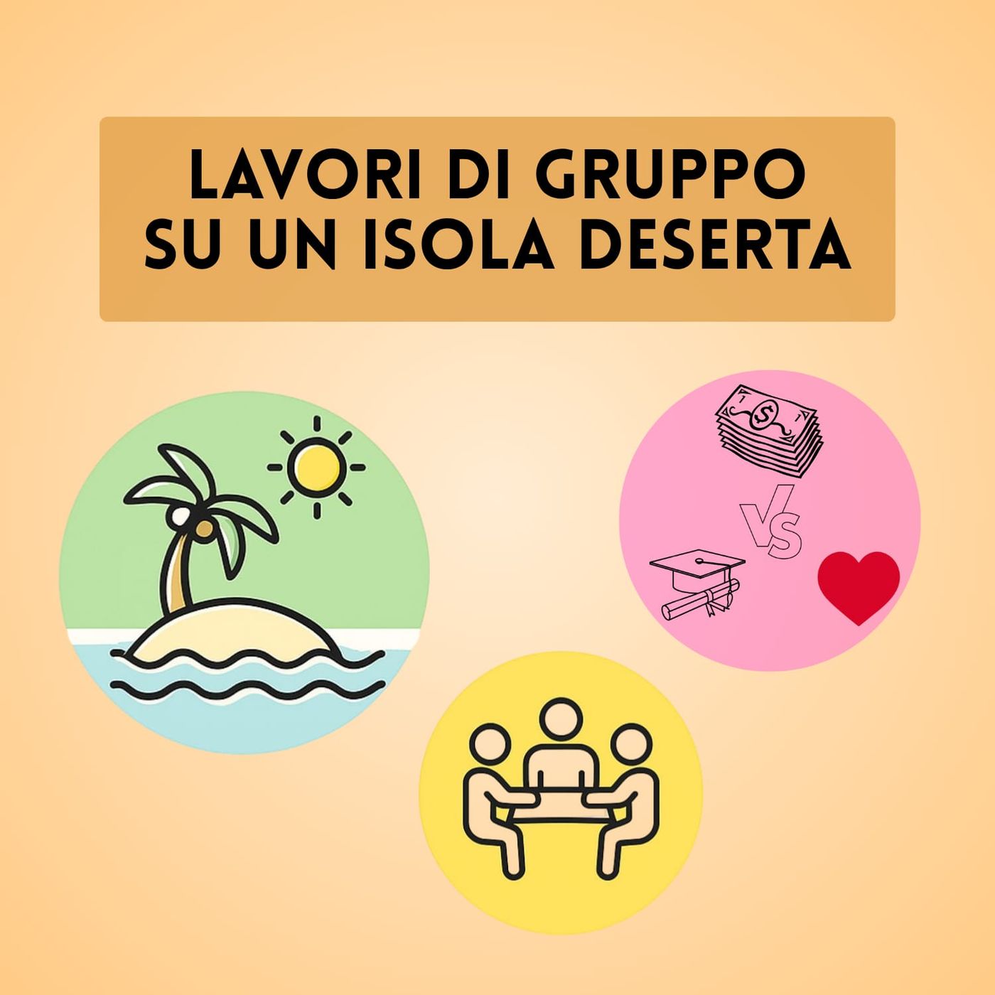 #Inviati Lavori di gruppo su un’isola deserta?