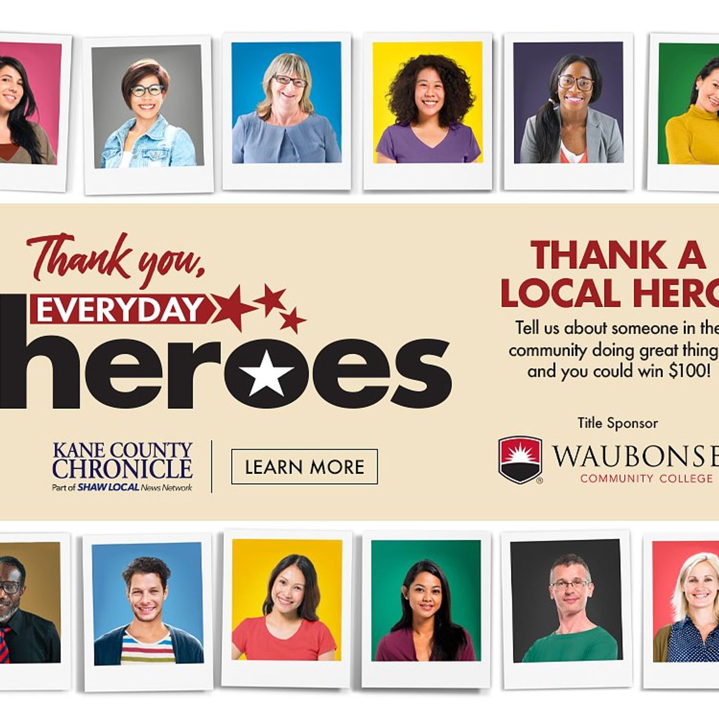 Kane County Thank you, Everyday Heroes Contest 2026