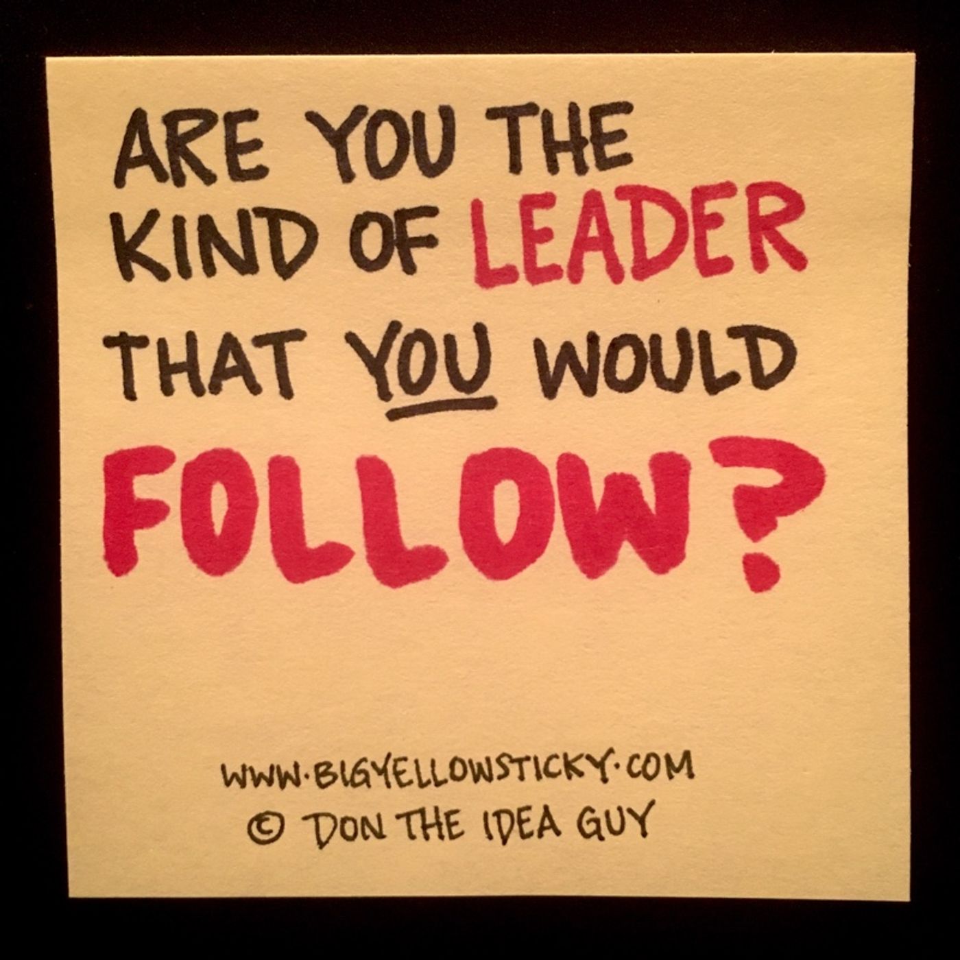 Kind Of Leader : BYS 189