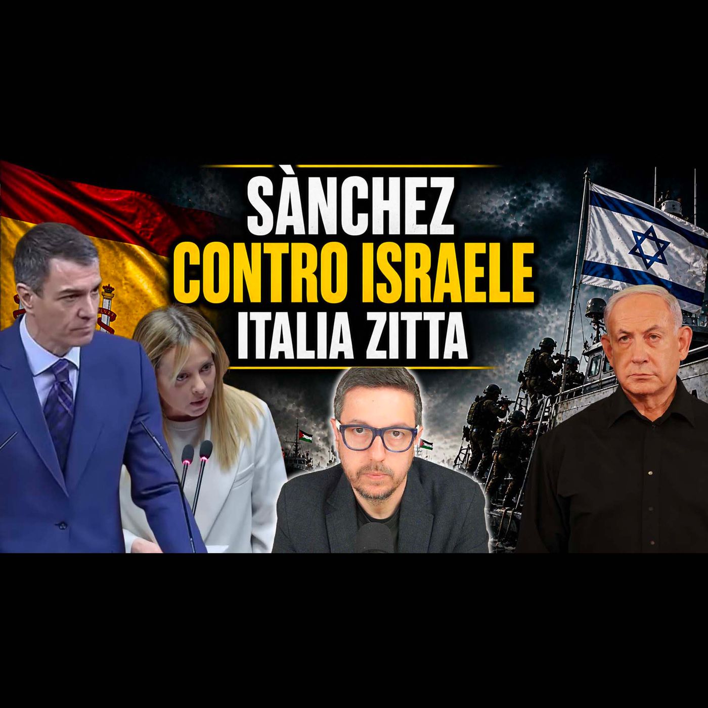 SÁNCHEZ CONTRO ISRAELE | ITALIA IN SILENZIO