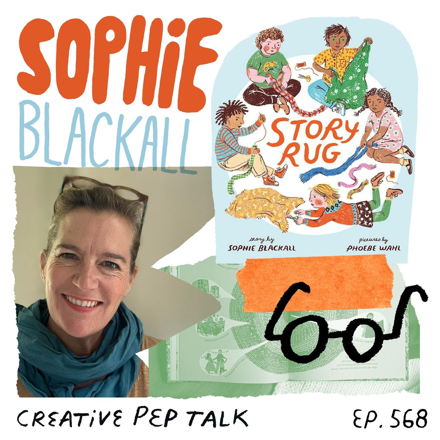 568 - Make Finishing Strong Fun, Where to Find Ideas & Create an Influence Shelf w Sophie Blackall episode artwork