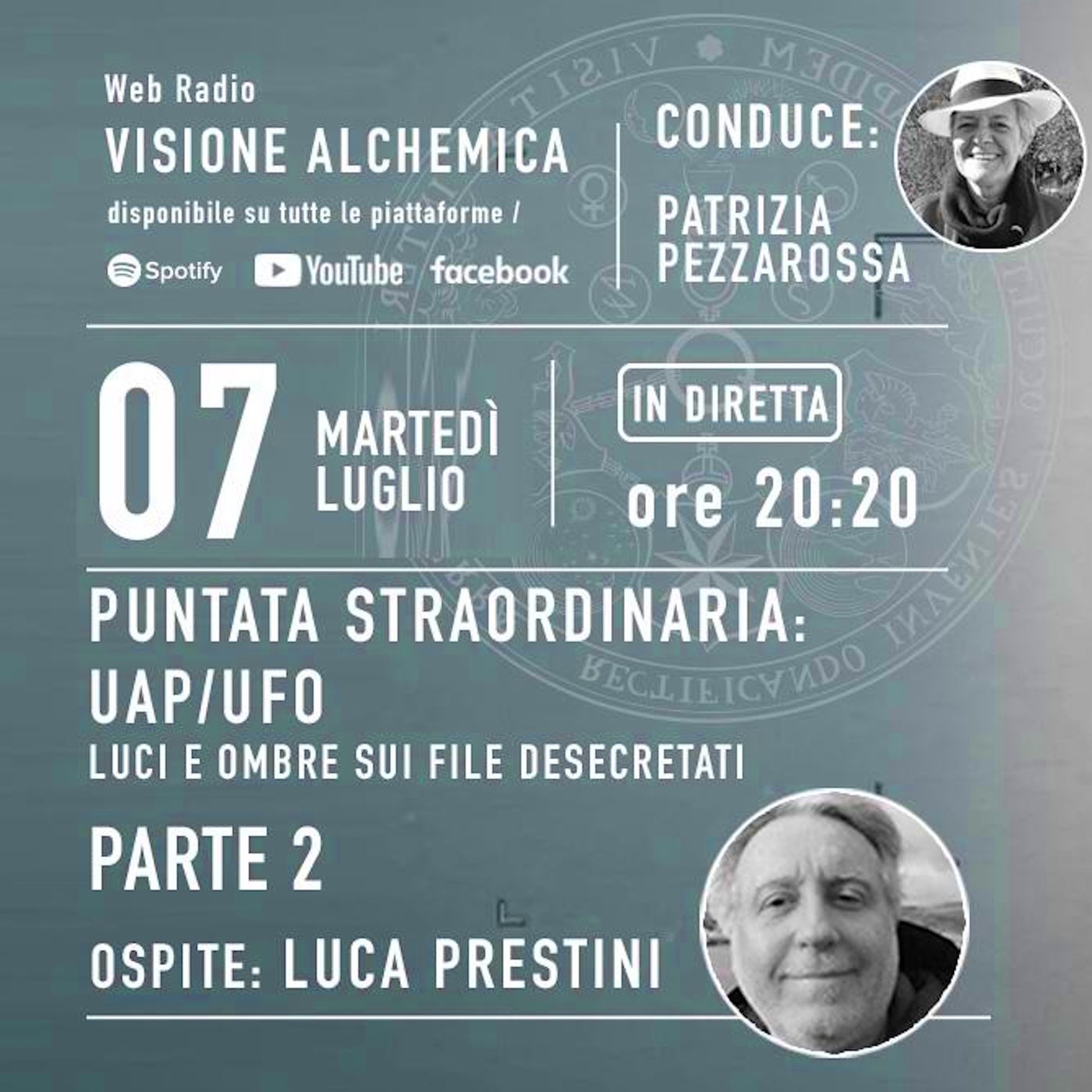 PUNTATA STRAORDINARIA UAP-UFO, LUCI E OMBRE SUI FILE DESECRETATI  con LUCA PRESTINI 2° Parte episode artwork