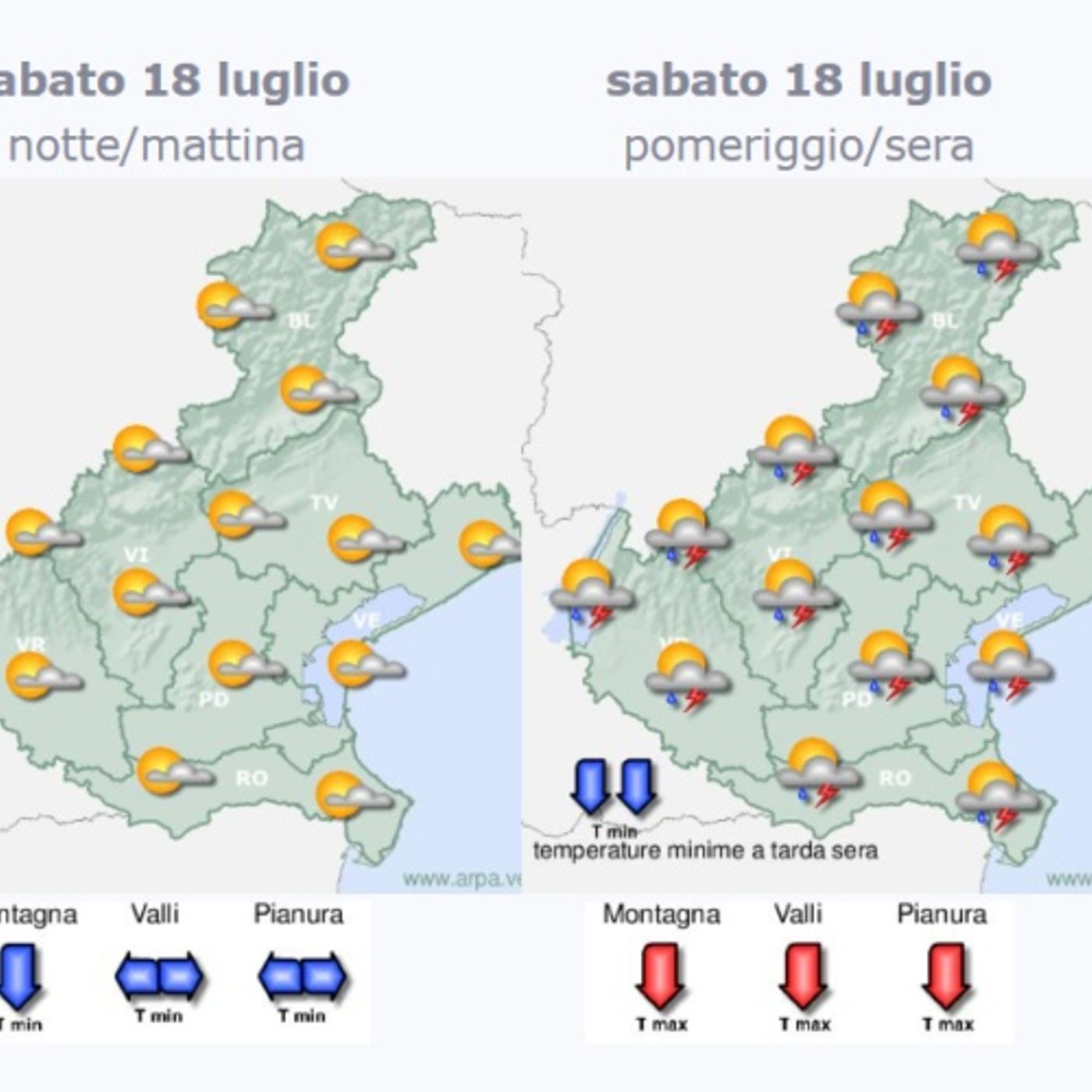 Previsioni 17-20 luglio: alternanza di caldo e temporali, poi stop all’ondata di calore episode artwork