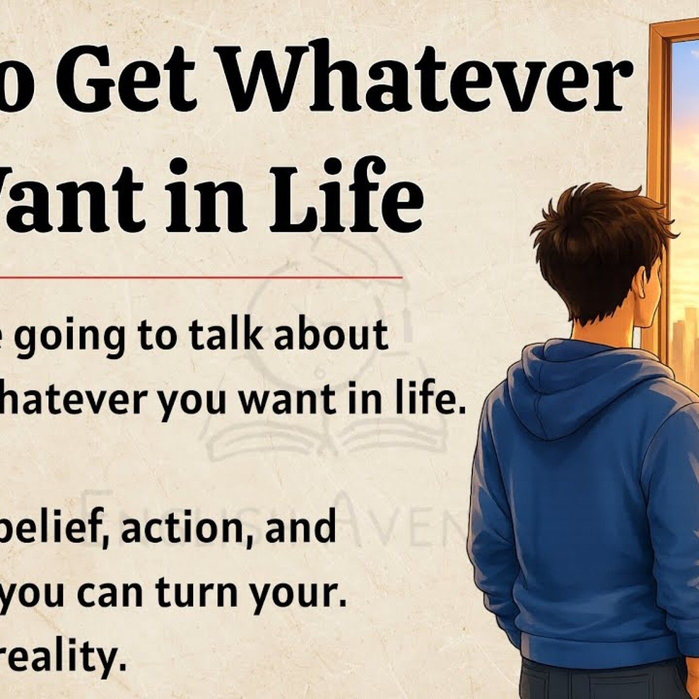 How to Get Whatever You Want in Life | Ask. Believe. Receive. | Improve Your English ✅️ episode artwork