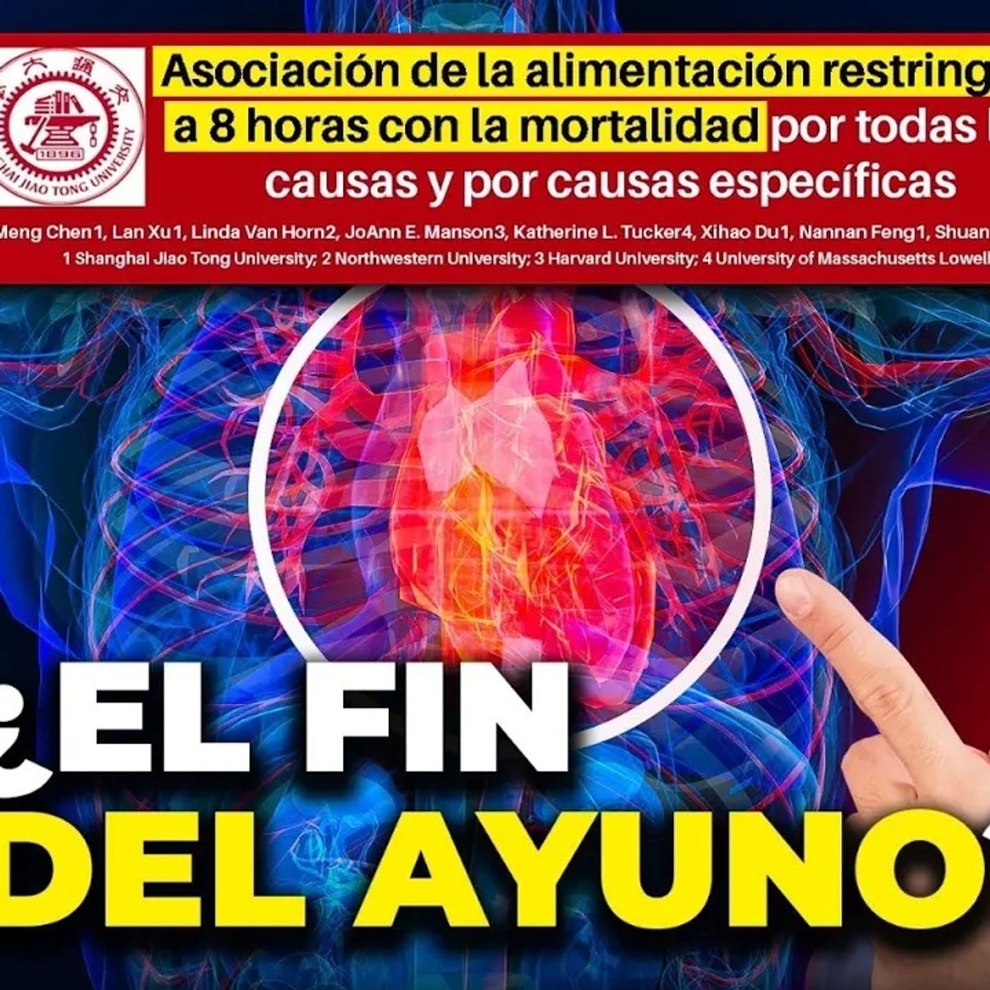 ⏰AYUNO INTERMITENTE: ¿Duplica el RIESGO de INFARTO o ICTUS?📝Nuevo ESTUDIO explicado