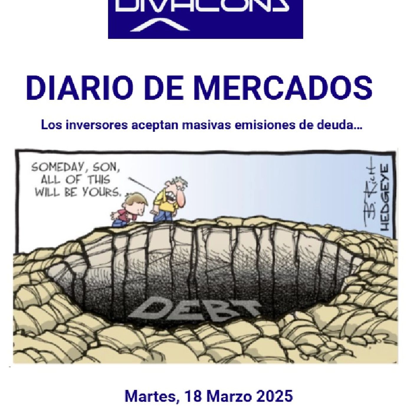 PODCAST en abierto DIARIO DE MERCADOS Martes 18 Marzo 2025 episode artwork