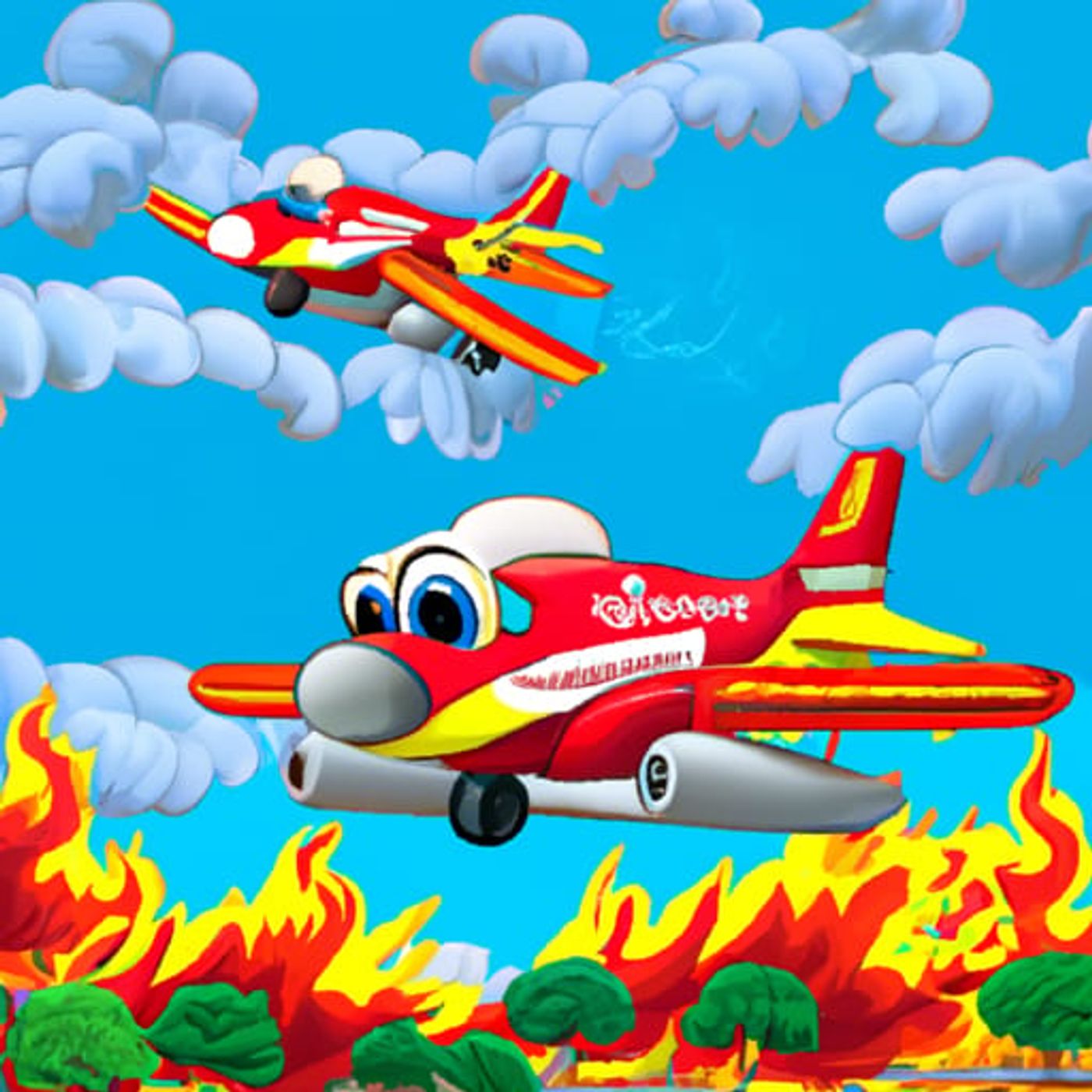 De Strijd van de Blusvliegtuigen | Brandweer Verhalen episode artwork