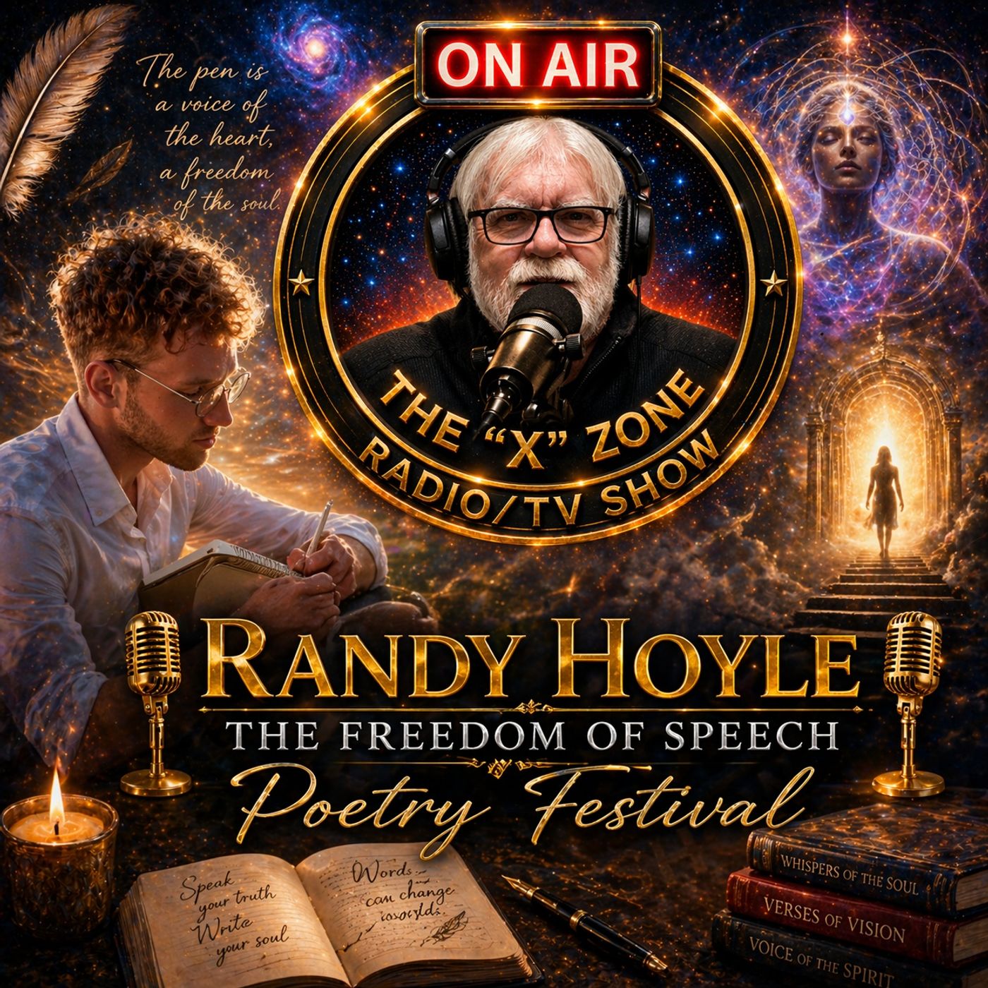 Rob McConnell Interviews - RANDY HOYLE - The Freedom Of Speech Poetry Festival
