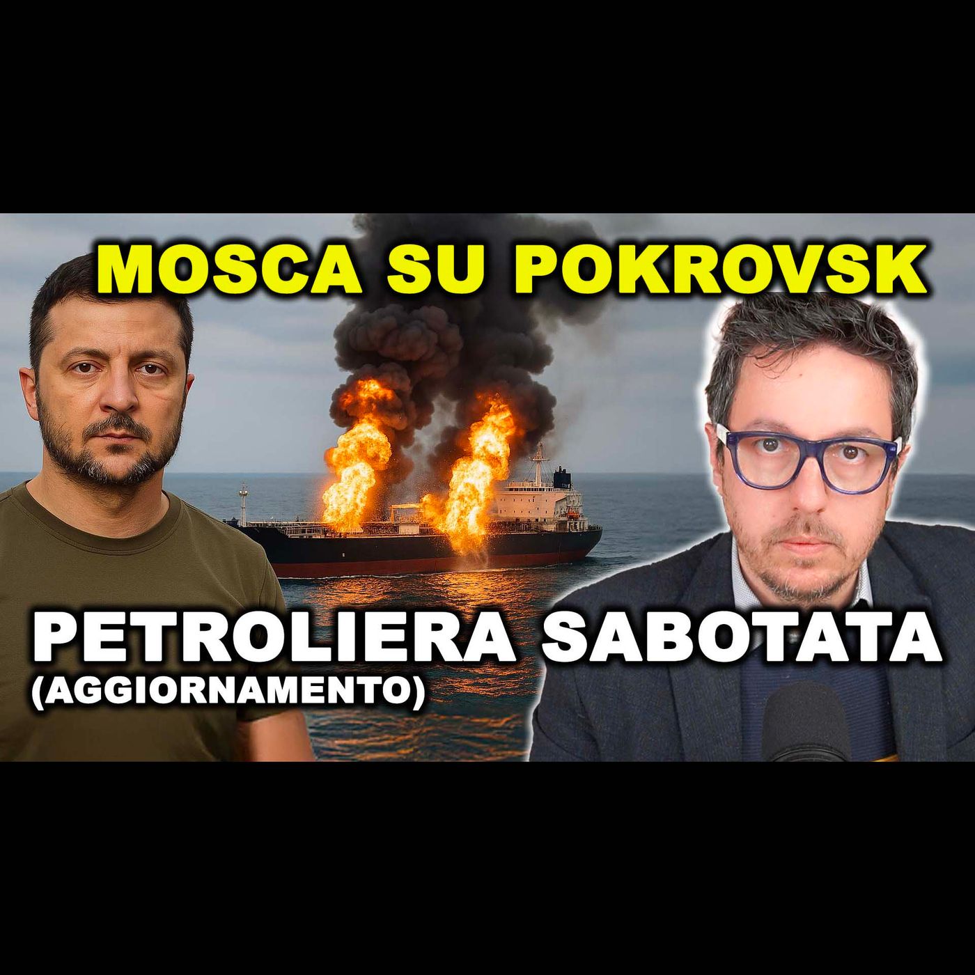 UCRAINA: MOSCA concentra gli attacchi su Pokrovsk | novità sul SABOTAGGIO PETROLIERA a Savona