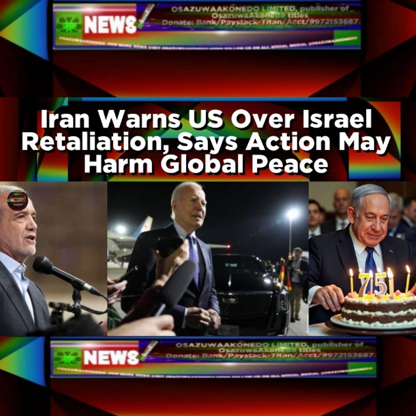 Iran Warns US Over Israel Retaliation, Says Action May Harm Global Peace episode artwork