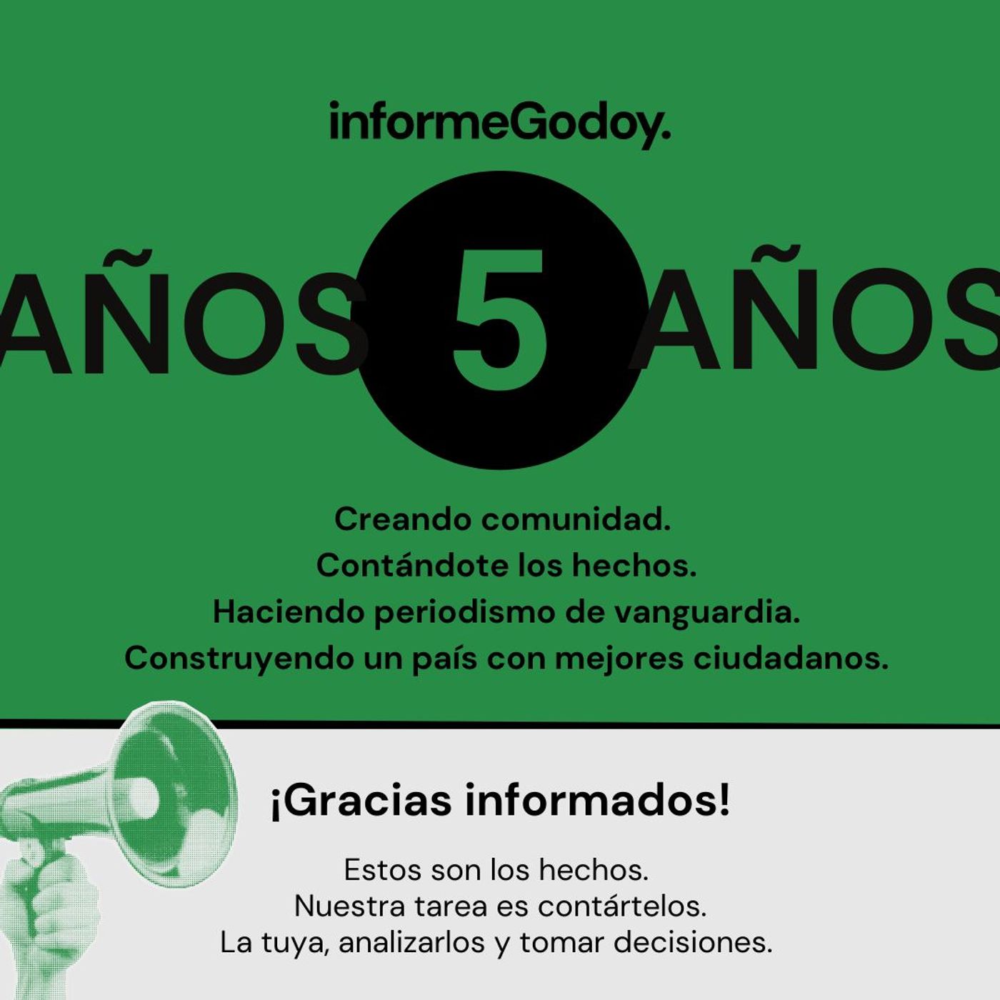 5 años de informeGodoy 🎉 episode artwork