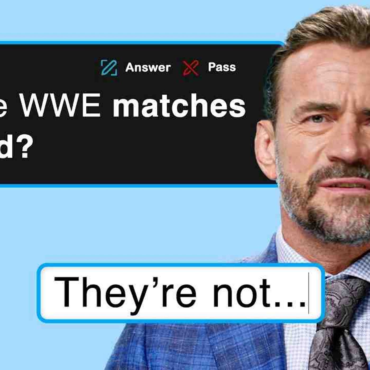 WWE Superstar CM Punk Replies To Fans Online _ Actually Me episode artwork