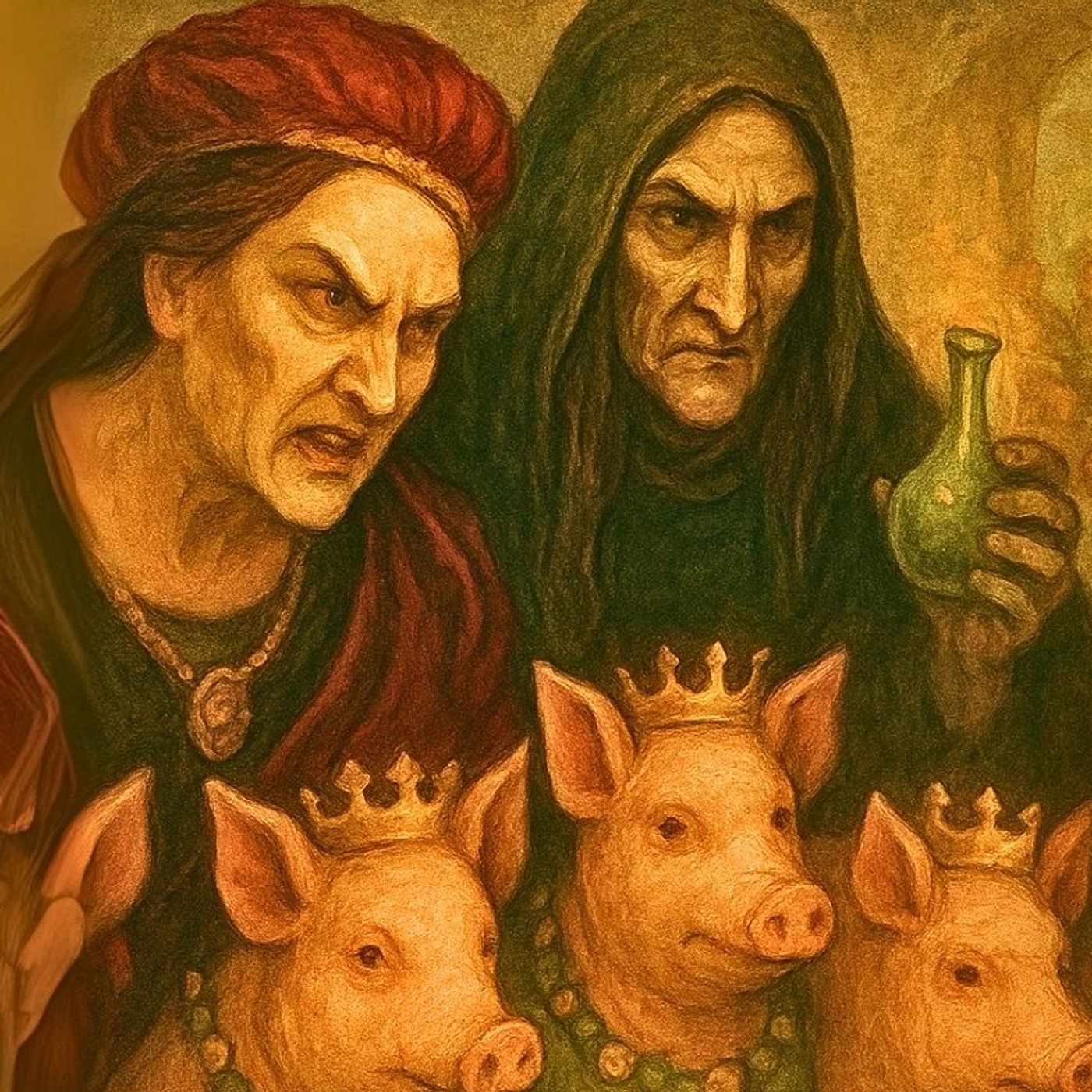 LE PRINCIPESSE TRAMUTATE IN MAIALI- Fiaba tradizionale italiana di Guido Gozzano