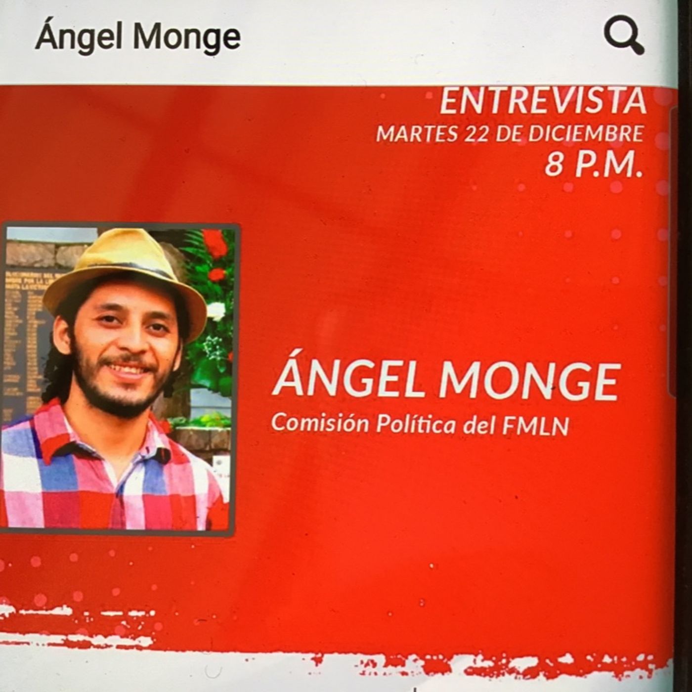 En vivo desde El Salvador