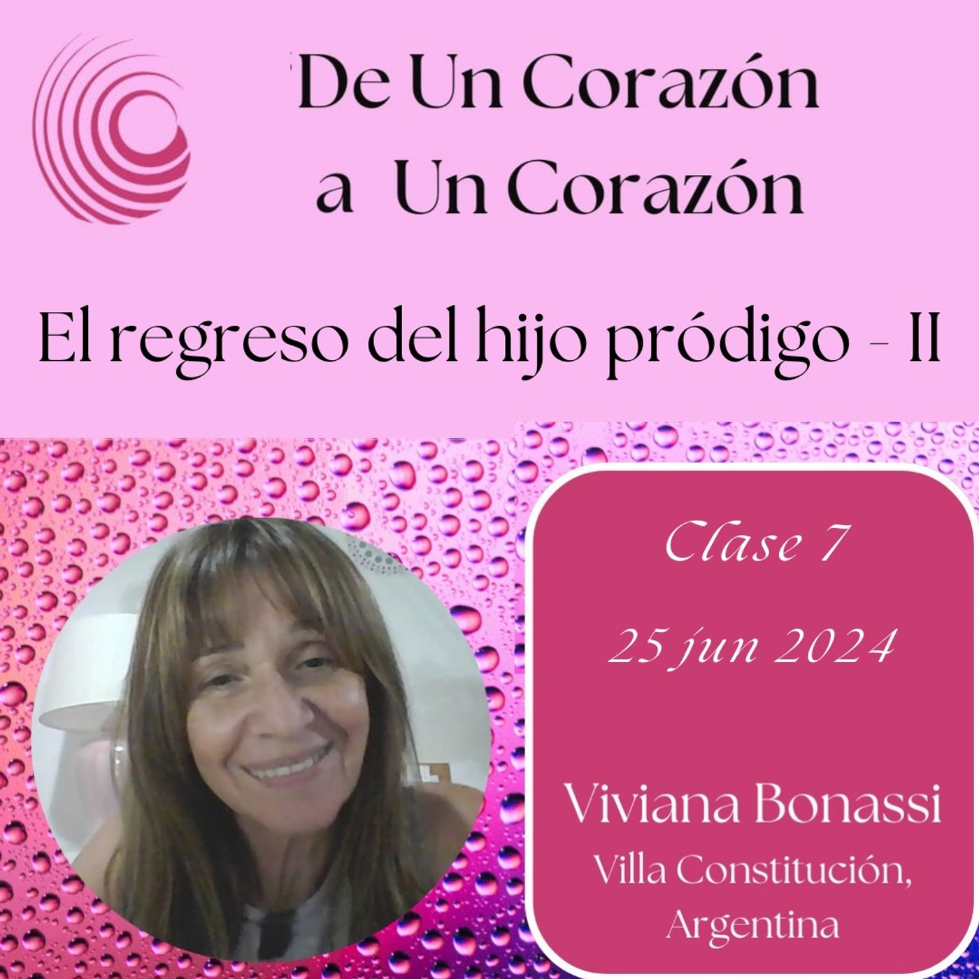 Clase 7 - El regreso del hijo pródigo II - Viviana Bonassi - De Un Corazón a Un Corazón - 25 jun 2024