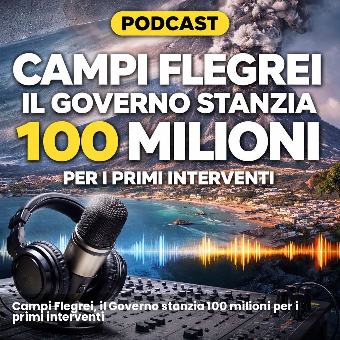 Campi Flegrei, il Governo stanzia 100 milioni per i primi interventi episode artwork