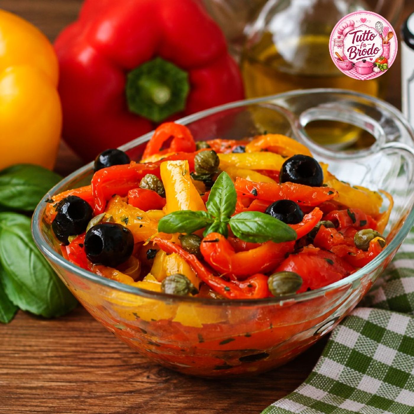 Insalata di Peperoni con Capperi e Olive: Ricetta Contorno Estivo Facile episode artwork