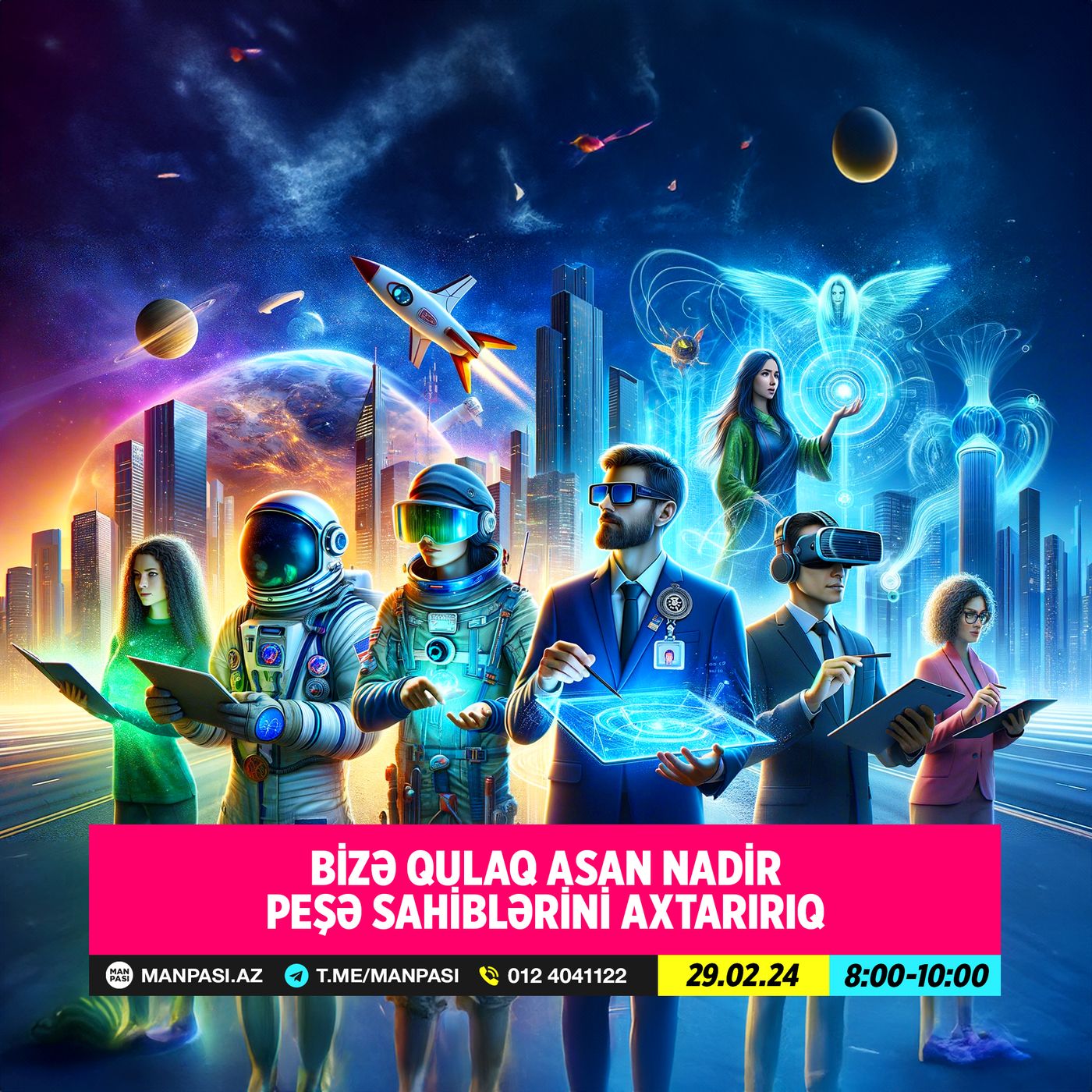 Bizə qulaq asan nadir peşə sahiblərini axtarırıq 29.02.2024