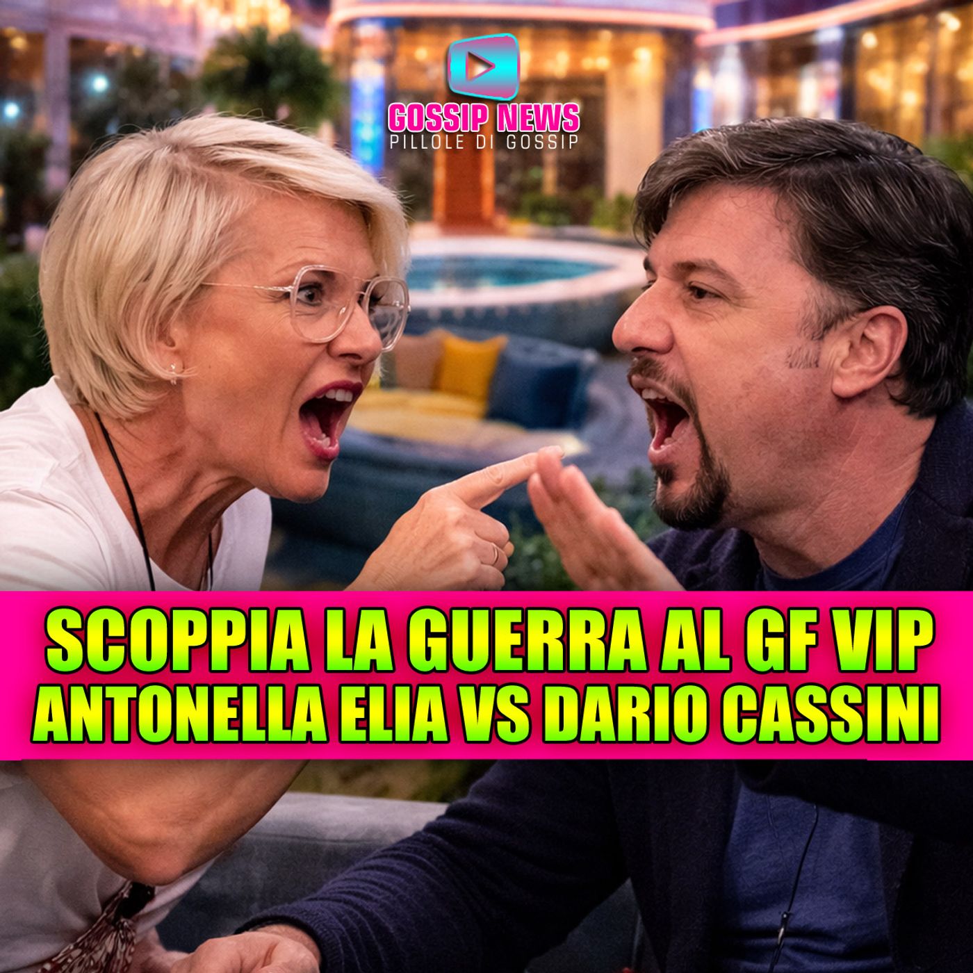 Scoppia la guerra al Gf Vip: Antonella Elia e Dario Cassini ai ferri corti