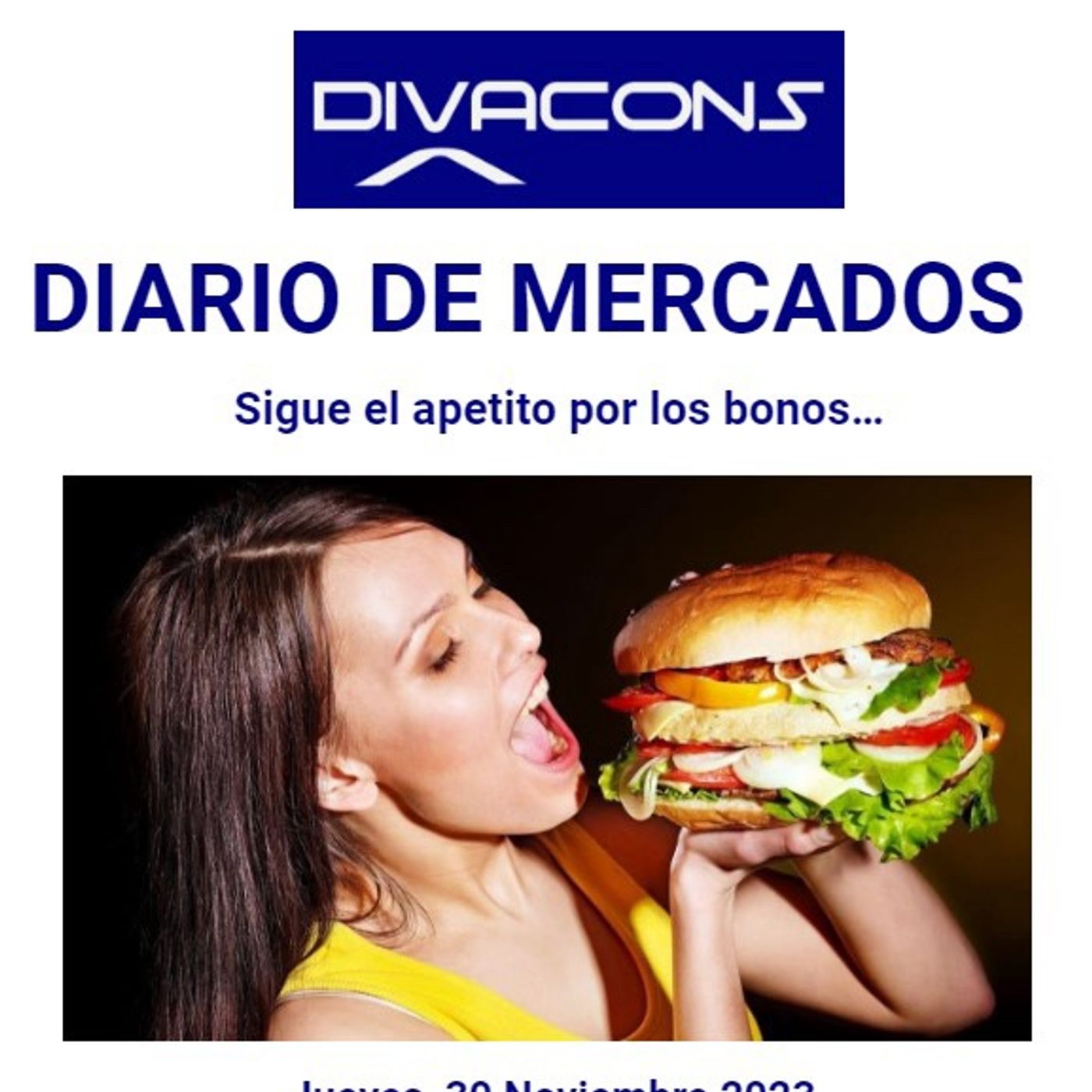 PODCAST en abierto DIARIO DE MERCADOS Jueves 30 Nov episode artwork