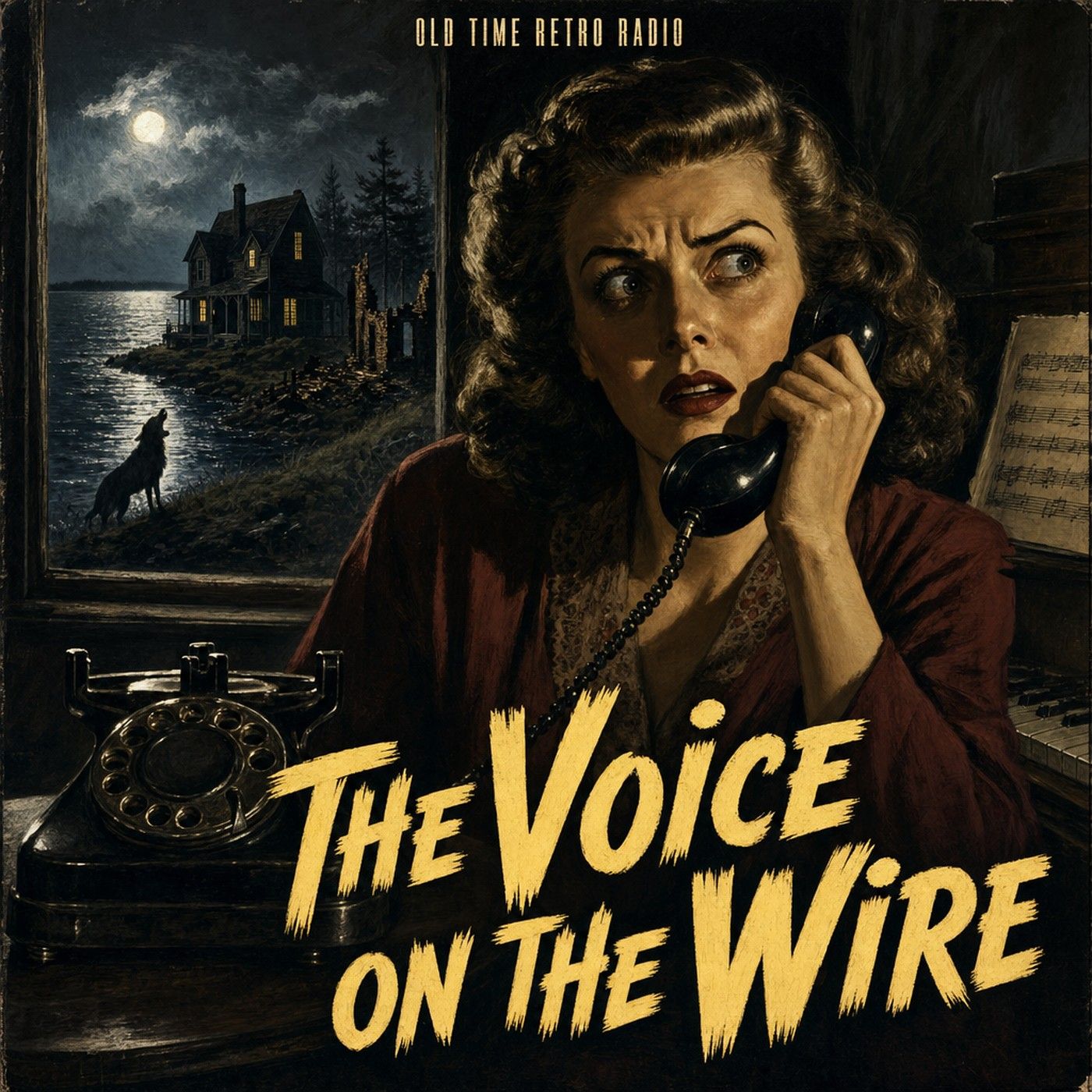Inner Sanctum Mysteries - "The Voice on the Wire" (Old Time Radio, 1944) episode artwork
