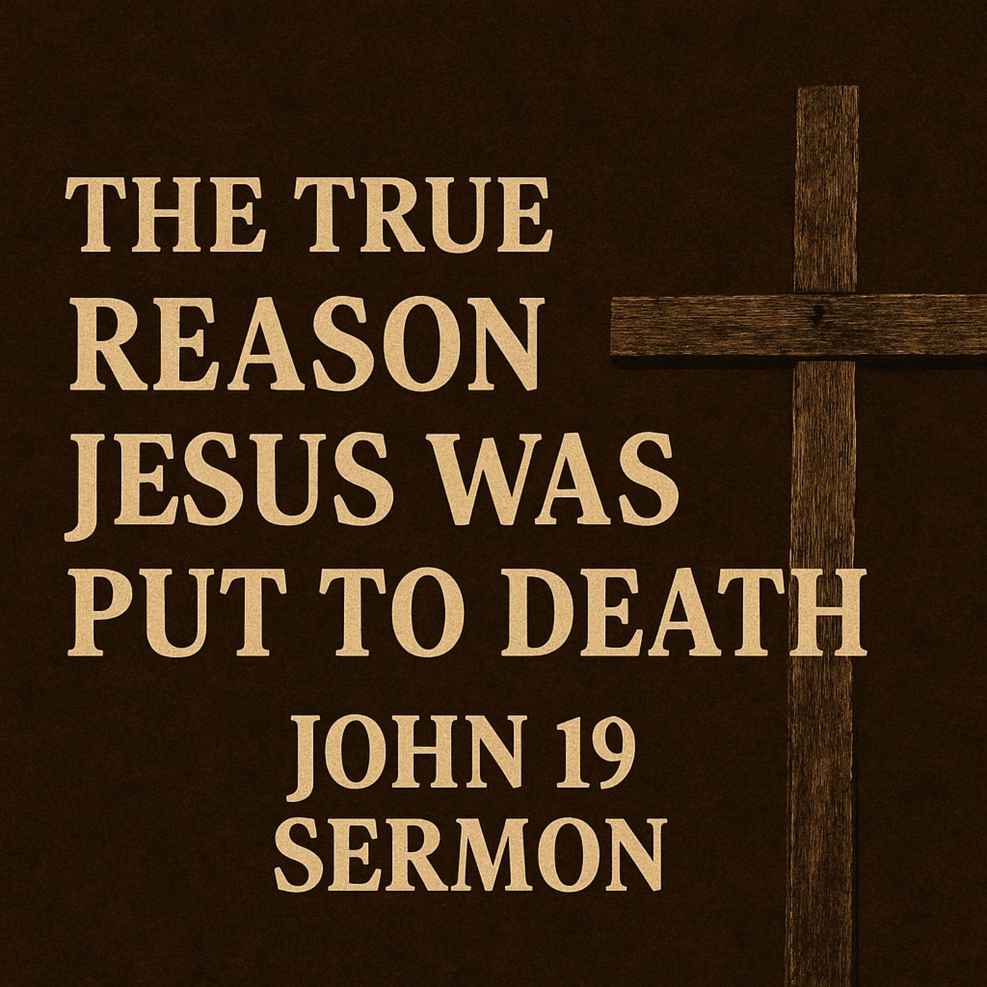 The True Reason Jesus Was Put to Death | John 19 Sermon episode artwork