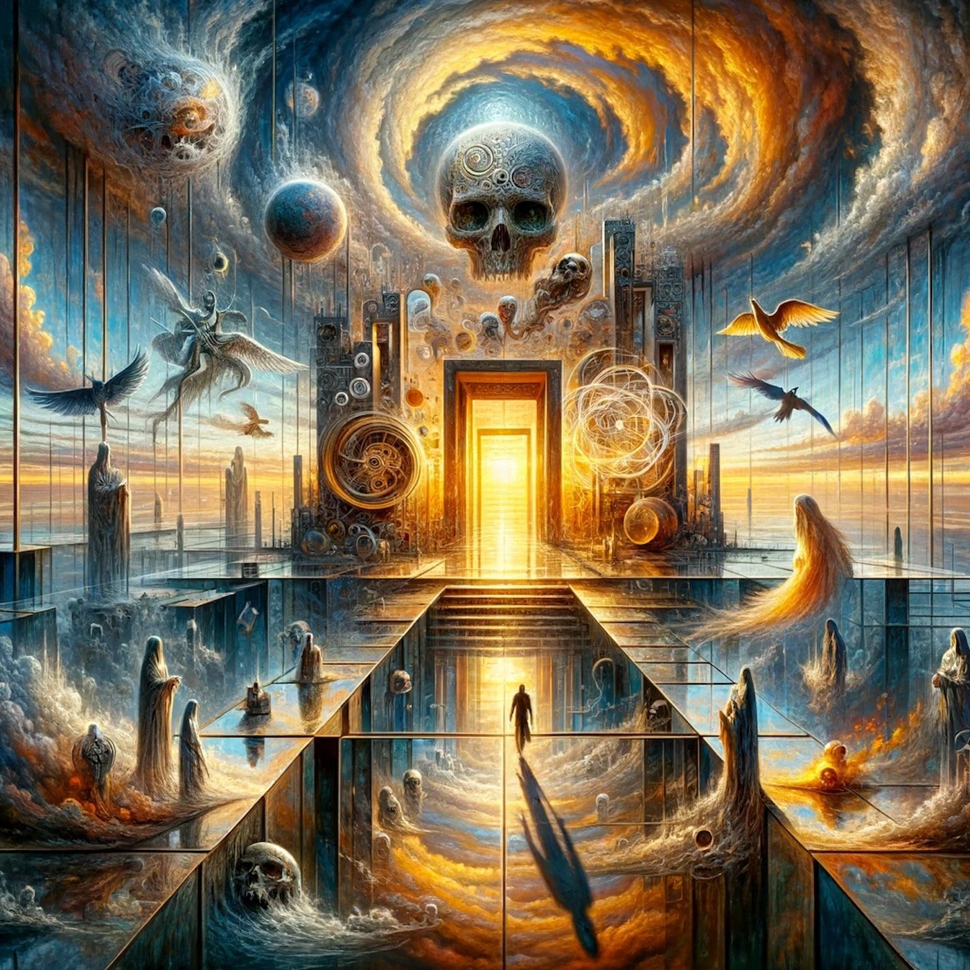 "Death is the ultimate truth, and life is a temporary illusion." episode artwork