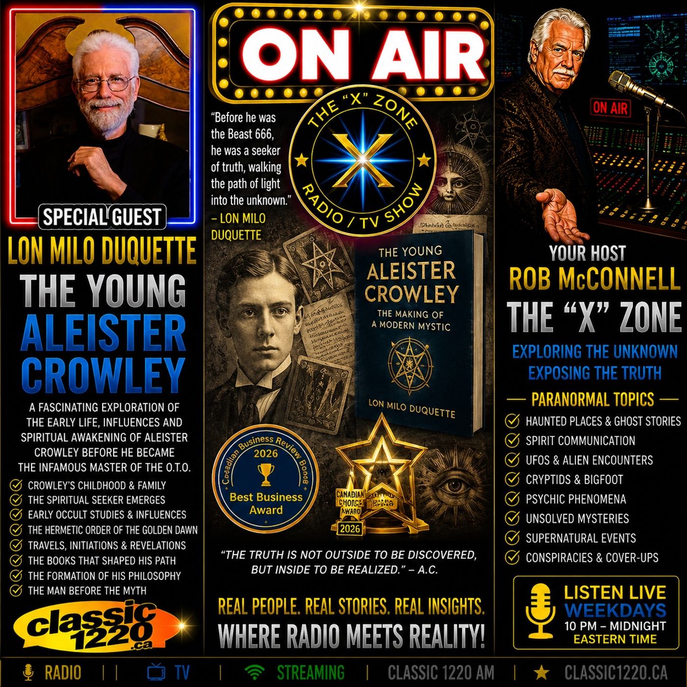 Rob McConnell Interviews -LON MILO DUQUETTE - The Young Aleister Crowley episode artwork