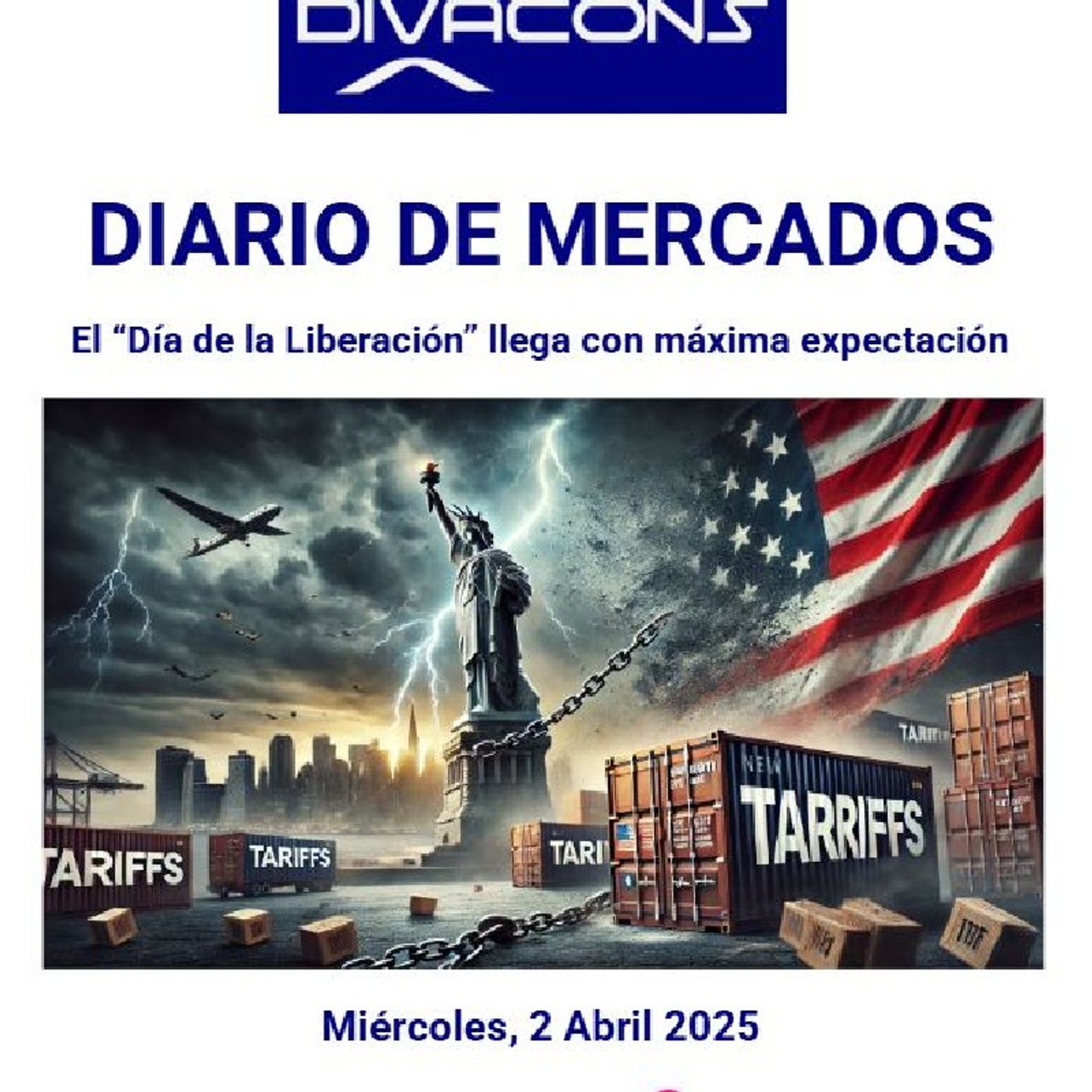 PODCAST en abierto DIARIO DE MERCADOS Miércoles 2 Abril 2025 episode artwork