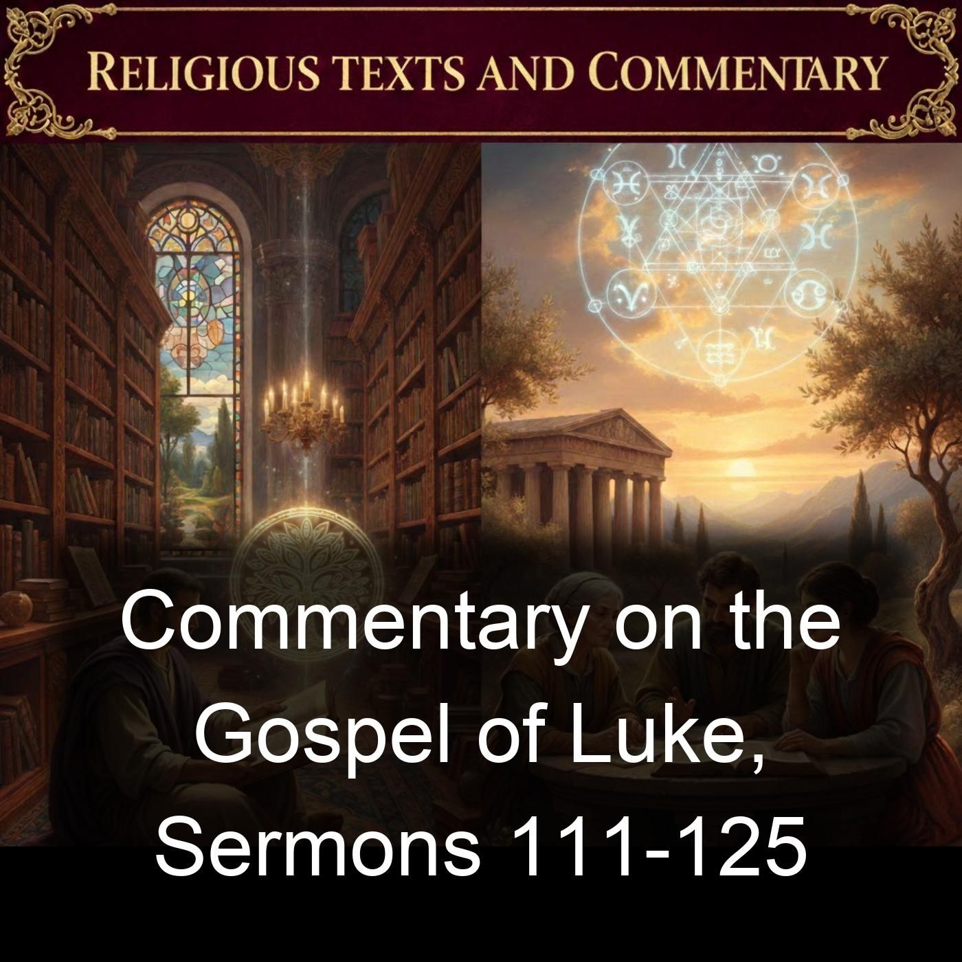 Commentary on the Gospel of Luke, Sermons 111-125 cover art